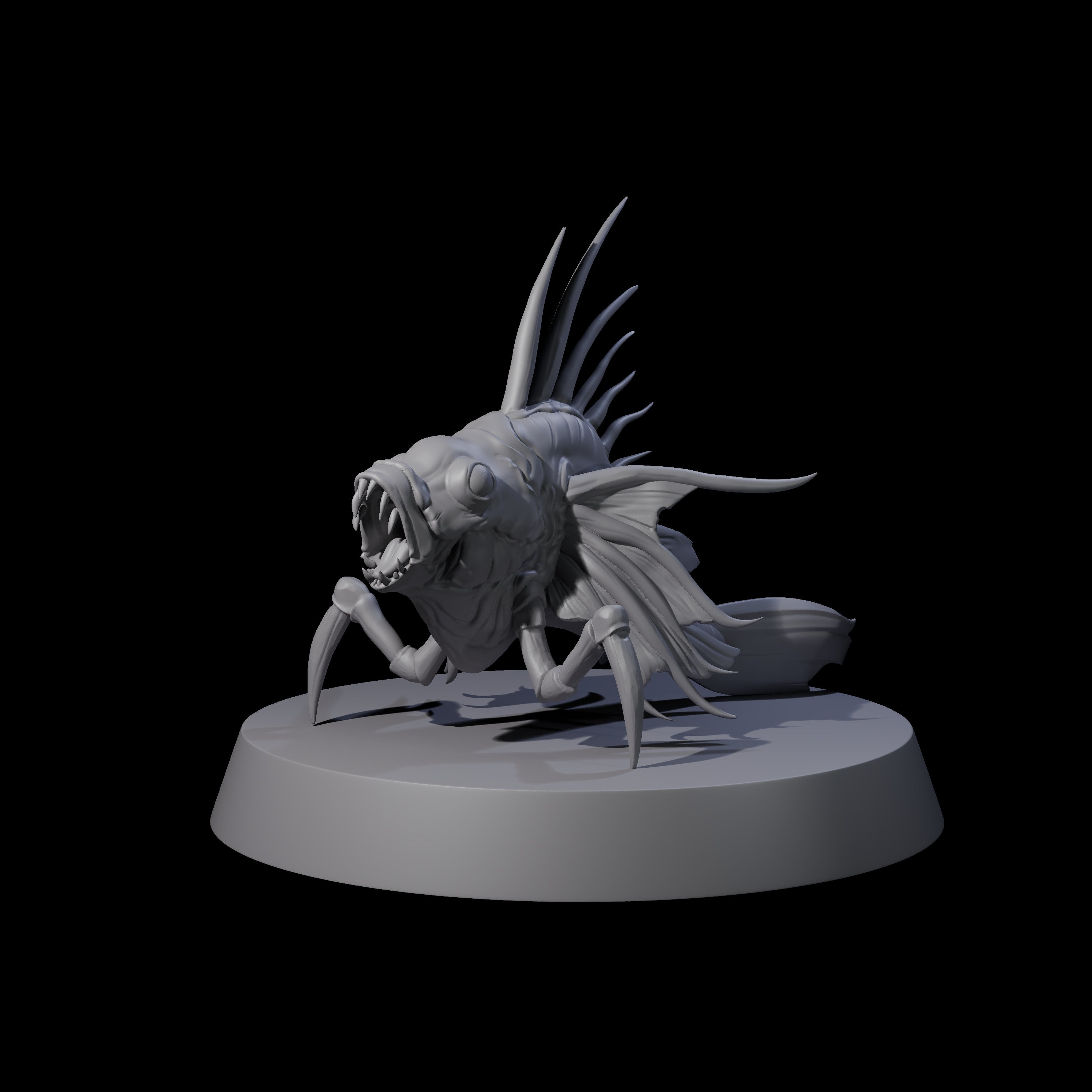 Mutated Fish Miniature for Dungeons and Dragons, Pathfinder or other TTRPGs