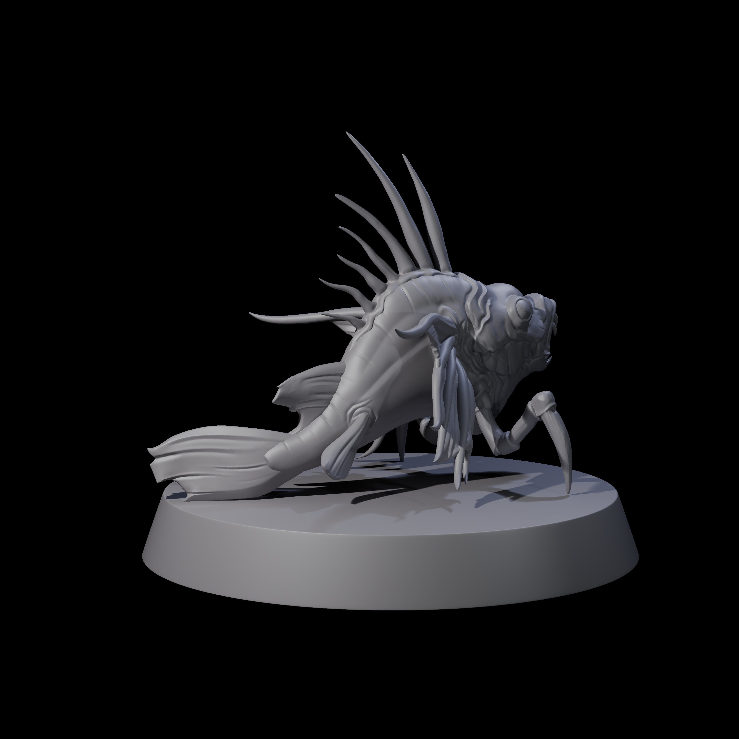 Mutated Fish Miniature for Dungeons and Dragons, Pathfinder or other TTRPGs
