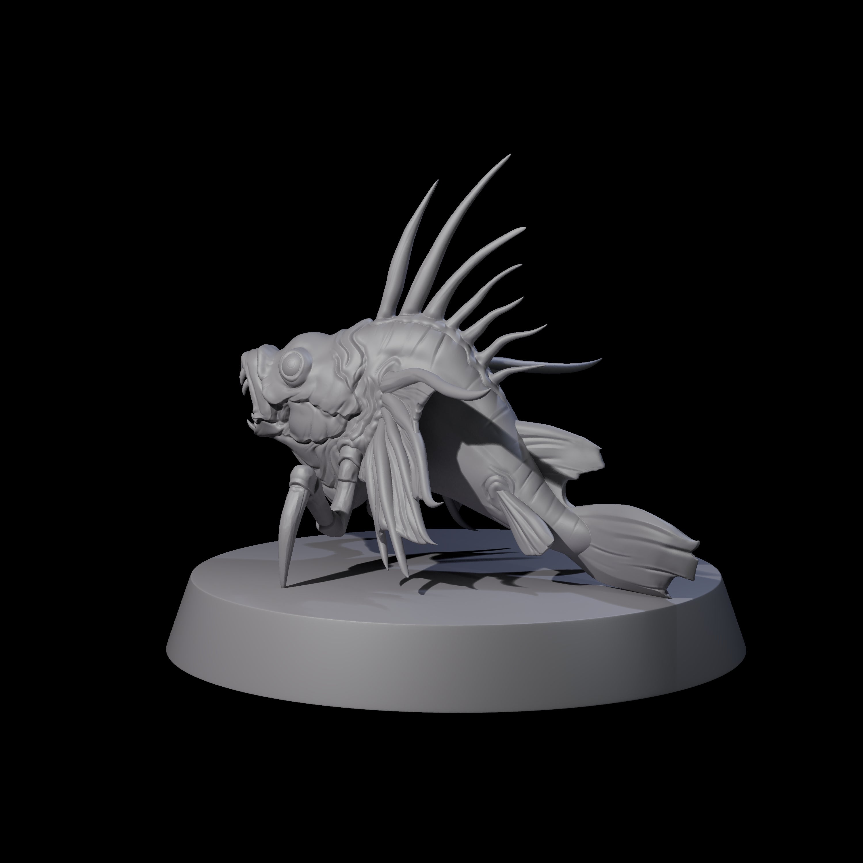 Mutated Fish Miniature for Dungeons and Dragons, Pathfinder or other TTRPGs