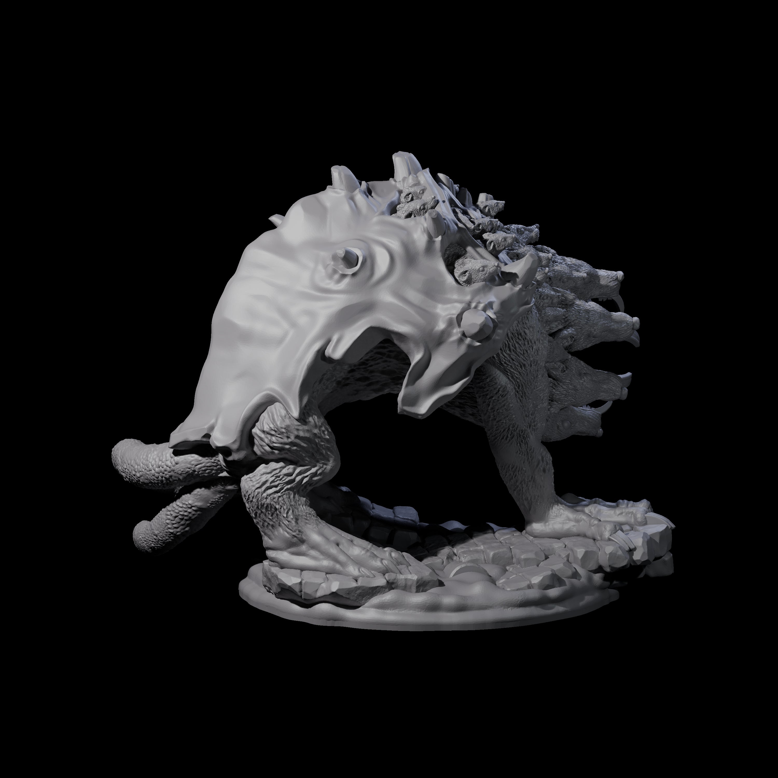 Mutated Ratking Thing Miniature for Dungeons and Dragons, Pathfinder or other TTRPGs