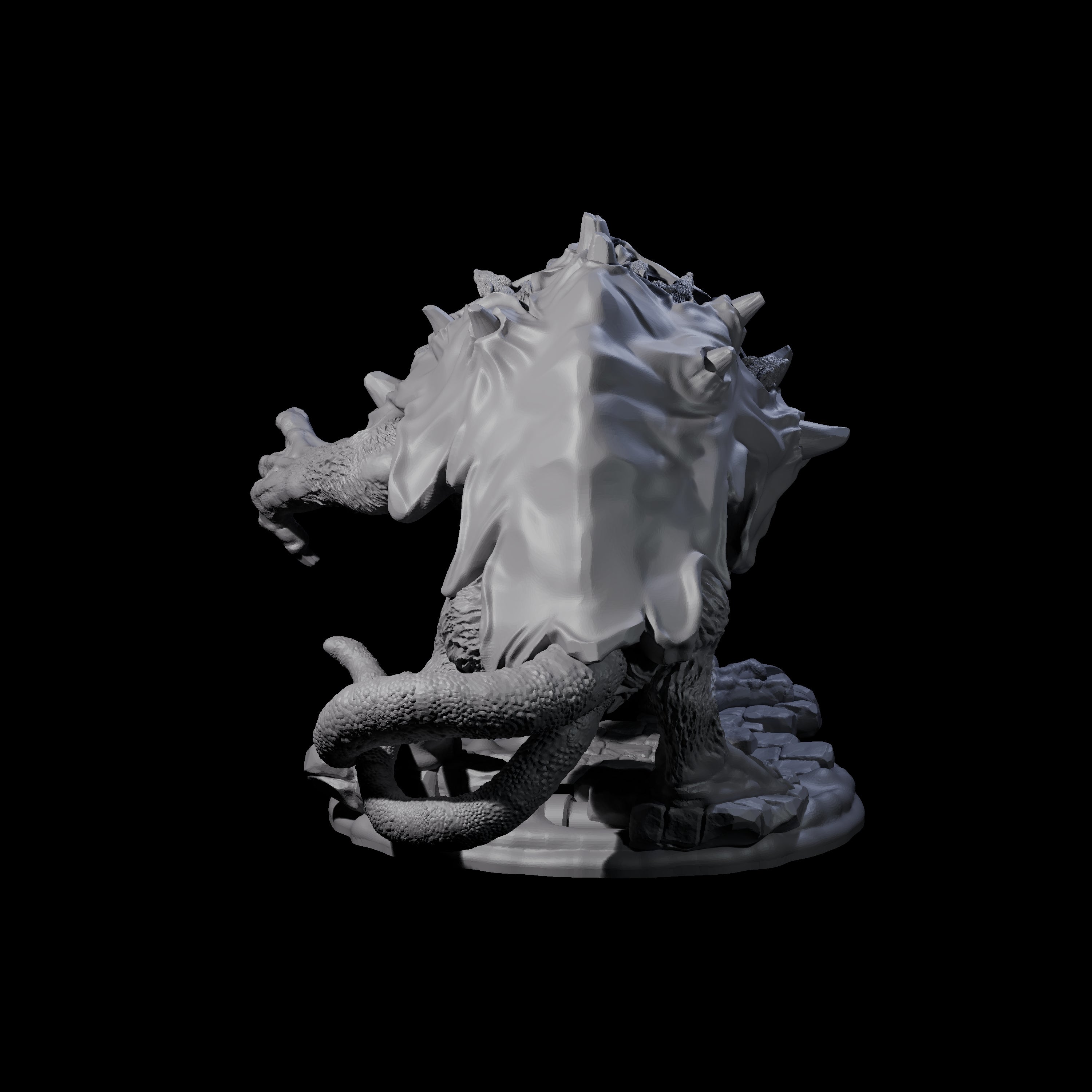 Mutated Ratking Thing Miniature for Dungeons and Dragons, Pathfinder or other TTRPGs