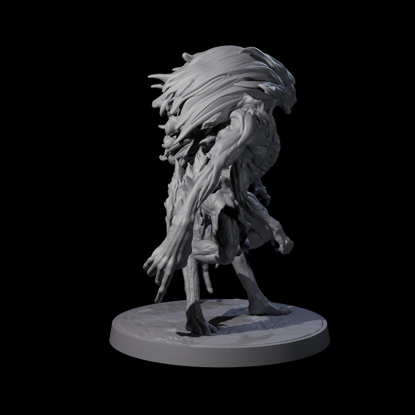 Mutated Wyrmspawn A Miniature for Dungeons and Dragons, Pathfinder or other TTRPGs