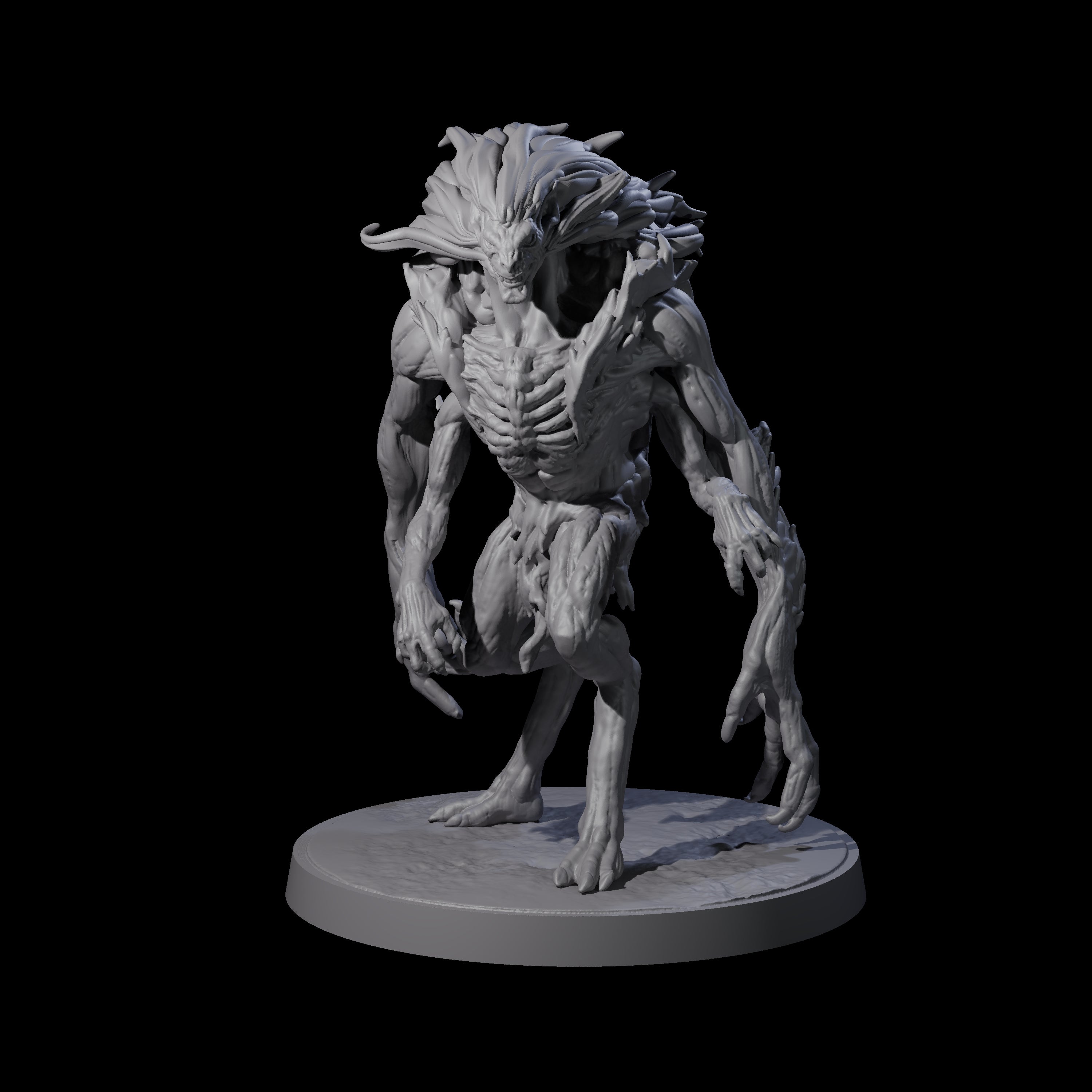Mutated Wyrmspawn A Miniature for Dungeons and Dragons, Pathfinder or other TTRPGs