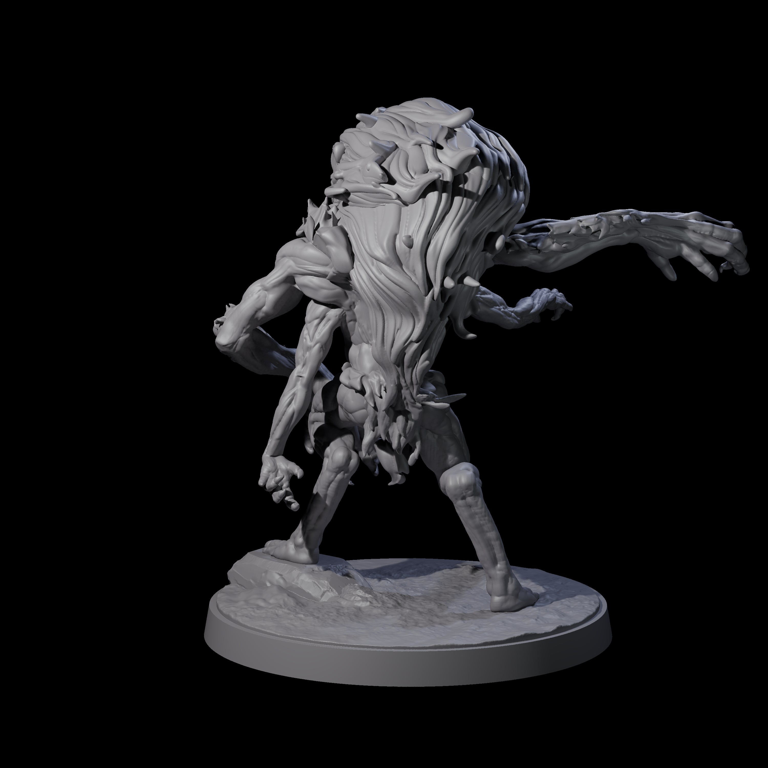 Mutated Wyrmspawn C Miniature for Dungeons and Dragons, Pathfinder or other TTRPGs