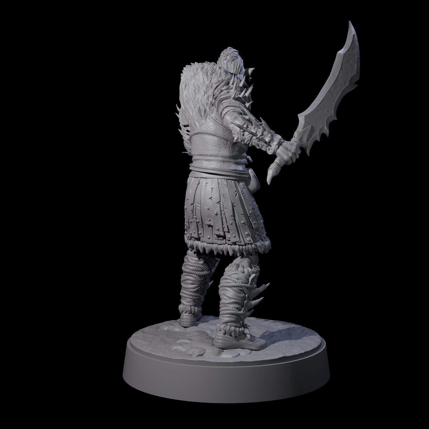 Mutton Chops Hobgoblin B Miniature for Dungeons and Dragons, Pathfinder or other TTRPGs
