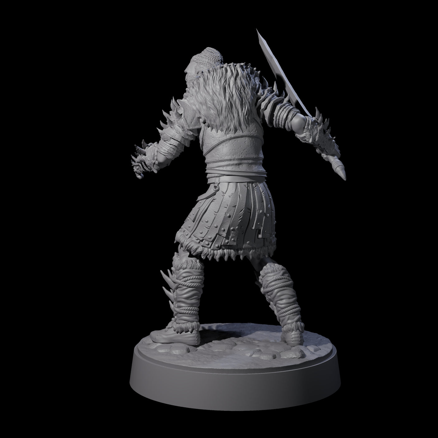 Mutton Chops Hobgoblin B Miniature for Dungeons and Dragons, Pathfinder or other TTRPGs