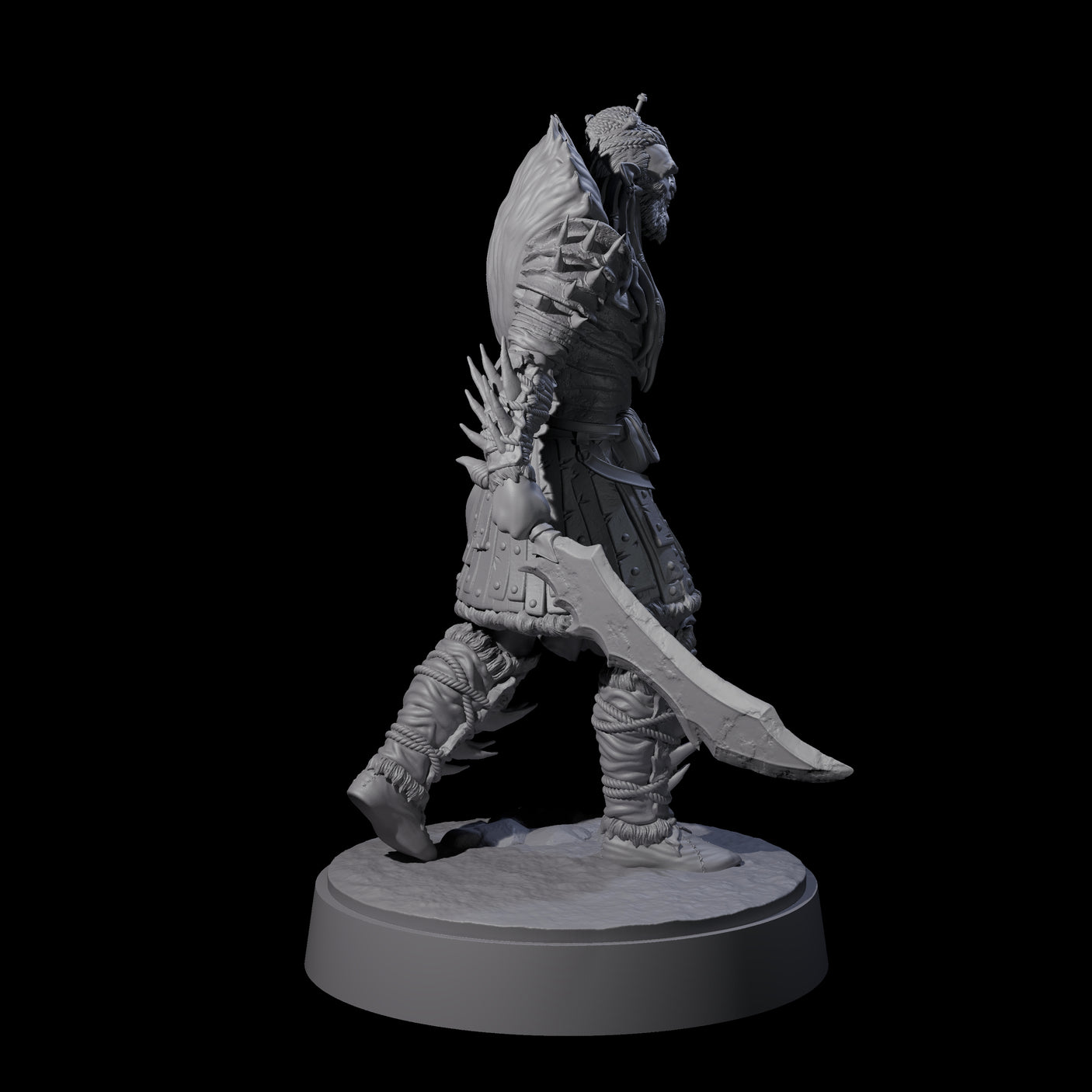 Mutton Chops Hobgoblin E Miniature for Dungeons and Dragons, Pathfinder or other TTRPGs