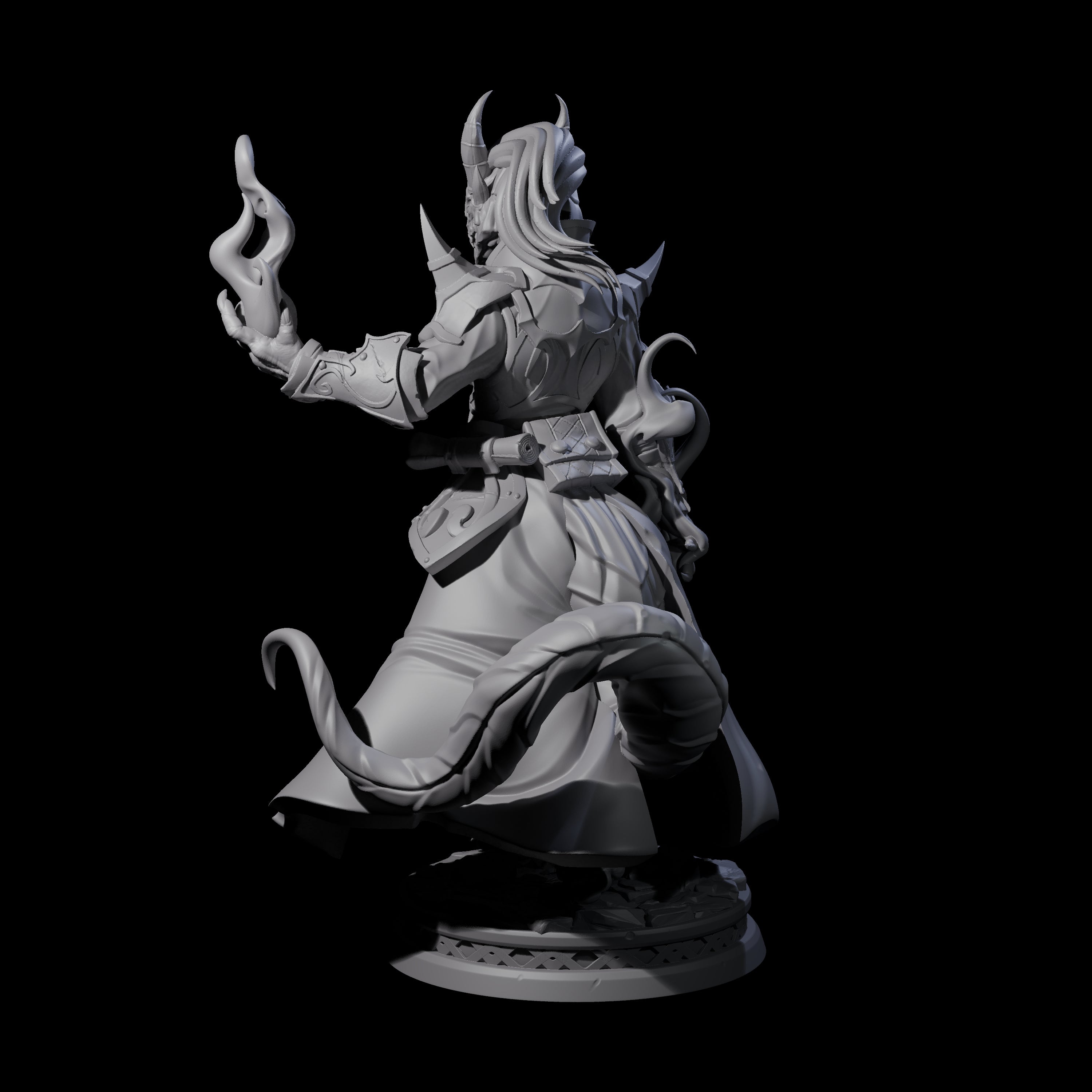 Mystical Dragonborn Sorcerer Miniature for Dungeons and Dragons, Pathfinder or other TTRPGs