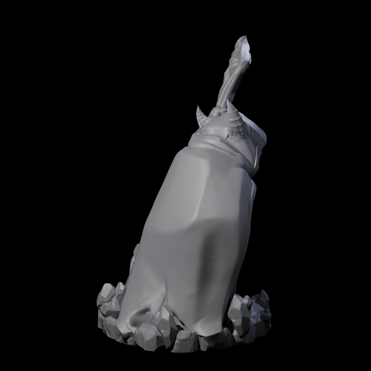 Mystical Kobold Mage Miniature for Dungeons and Dragons, Pathfinder or other TTRPGs