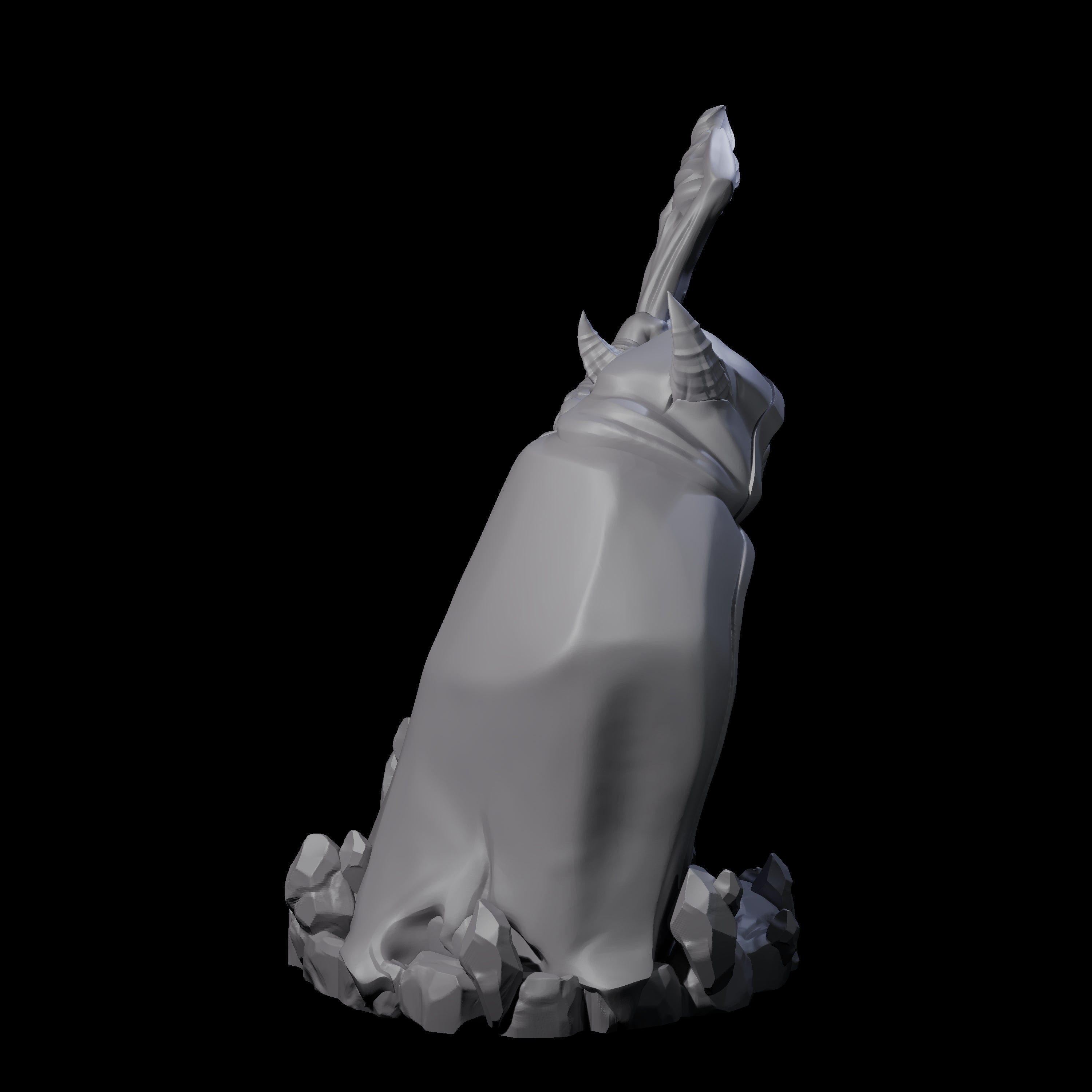 Mystical Kobold Mage Miniature for Dungeons and Dragons, Pathfinder or other TTRPGs