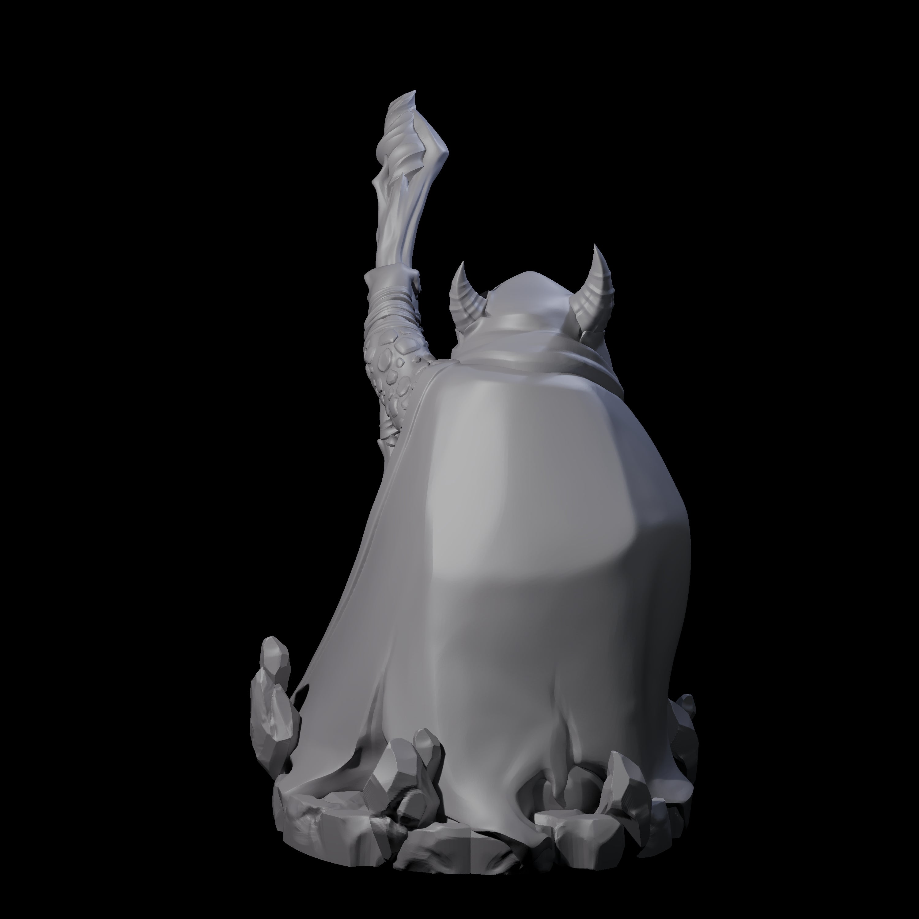 Mystical Kobold Mage Miniature for Dungeons and Dragons, Pathfinder or other TTRPGs