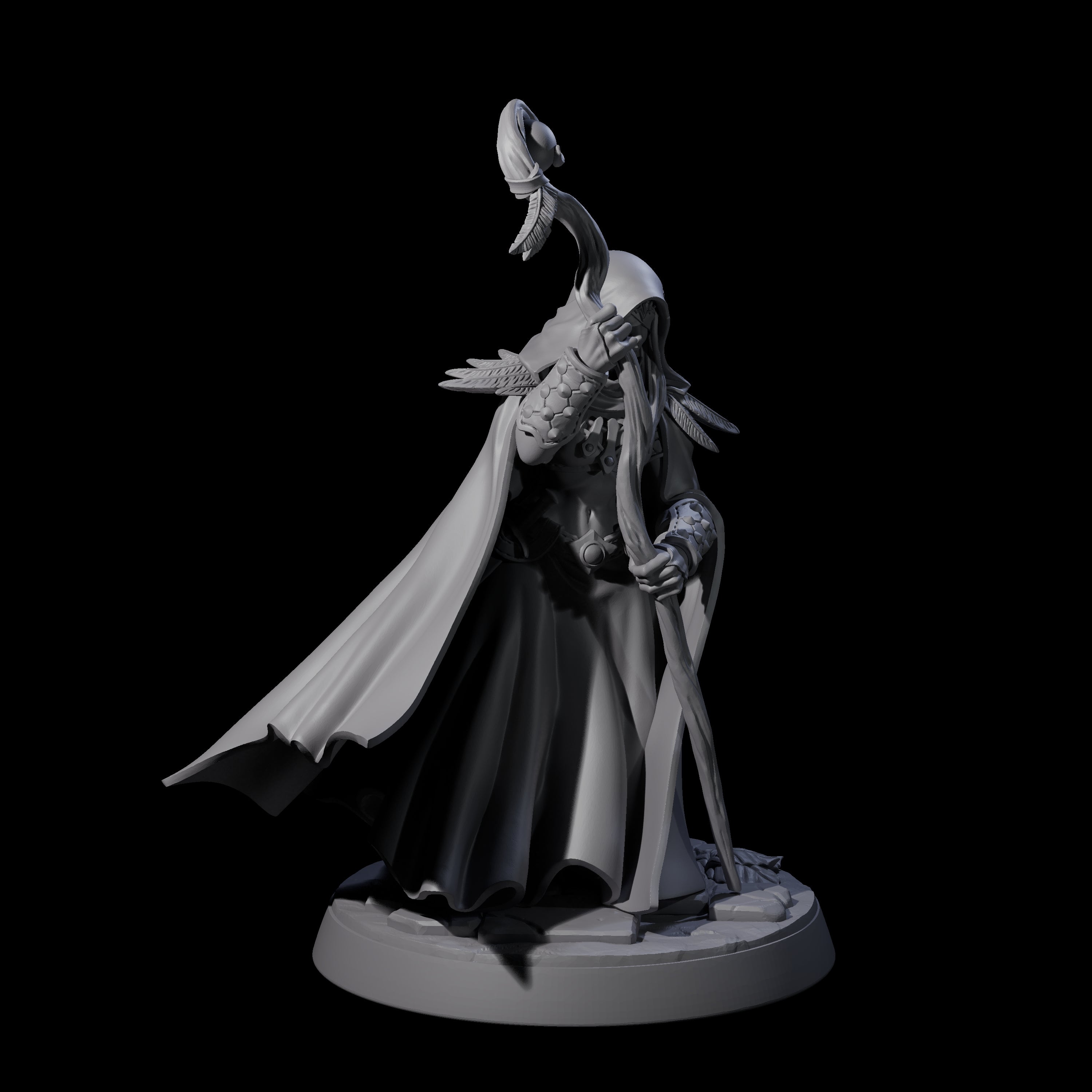Mystical Oracle Miniature for Dungeons and Dragons, Pathfinder or other TTRPGs