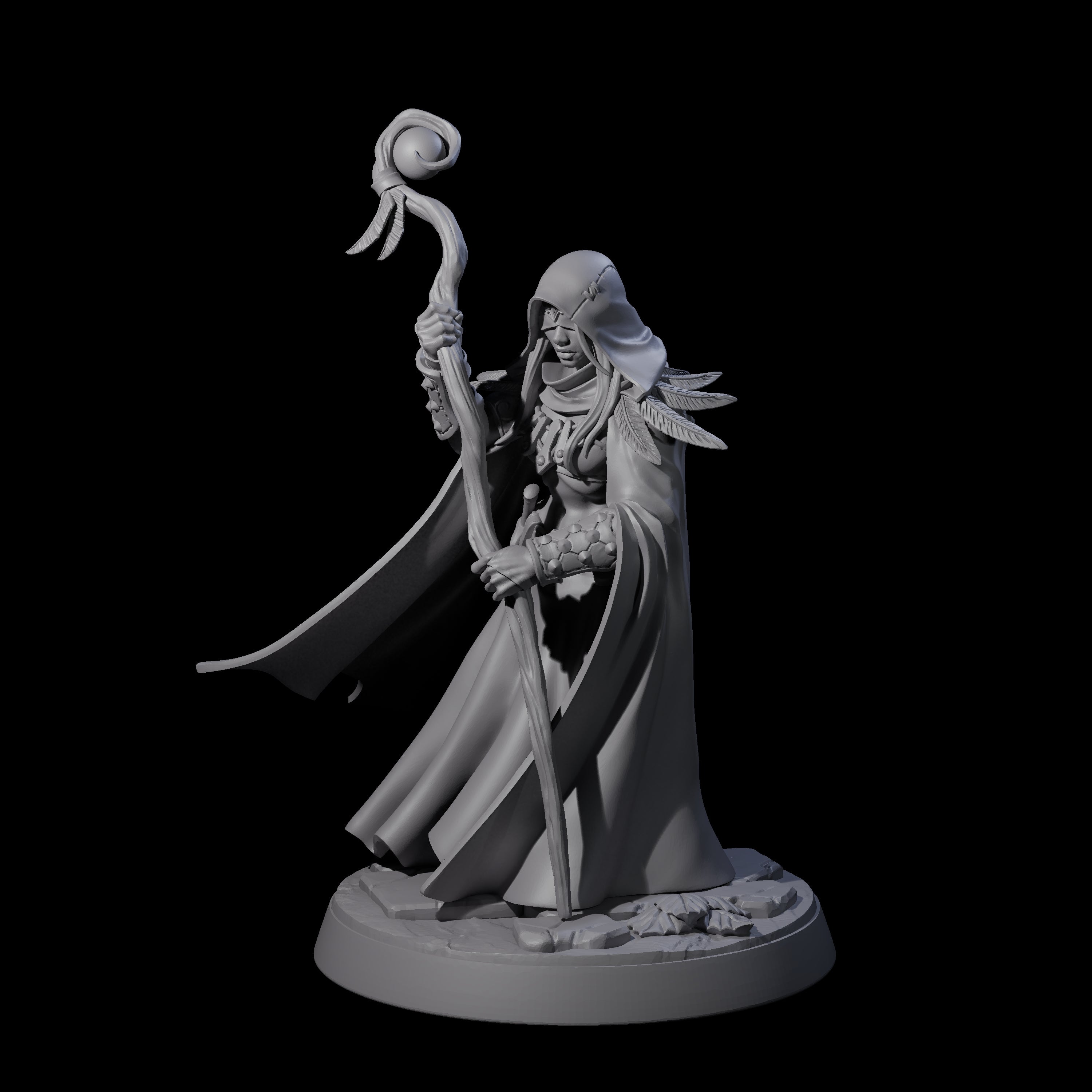 Mystical Oracle Miniature for Dungeons and Dragons, Pathfinder or other TTRPGs