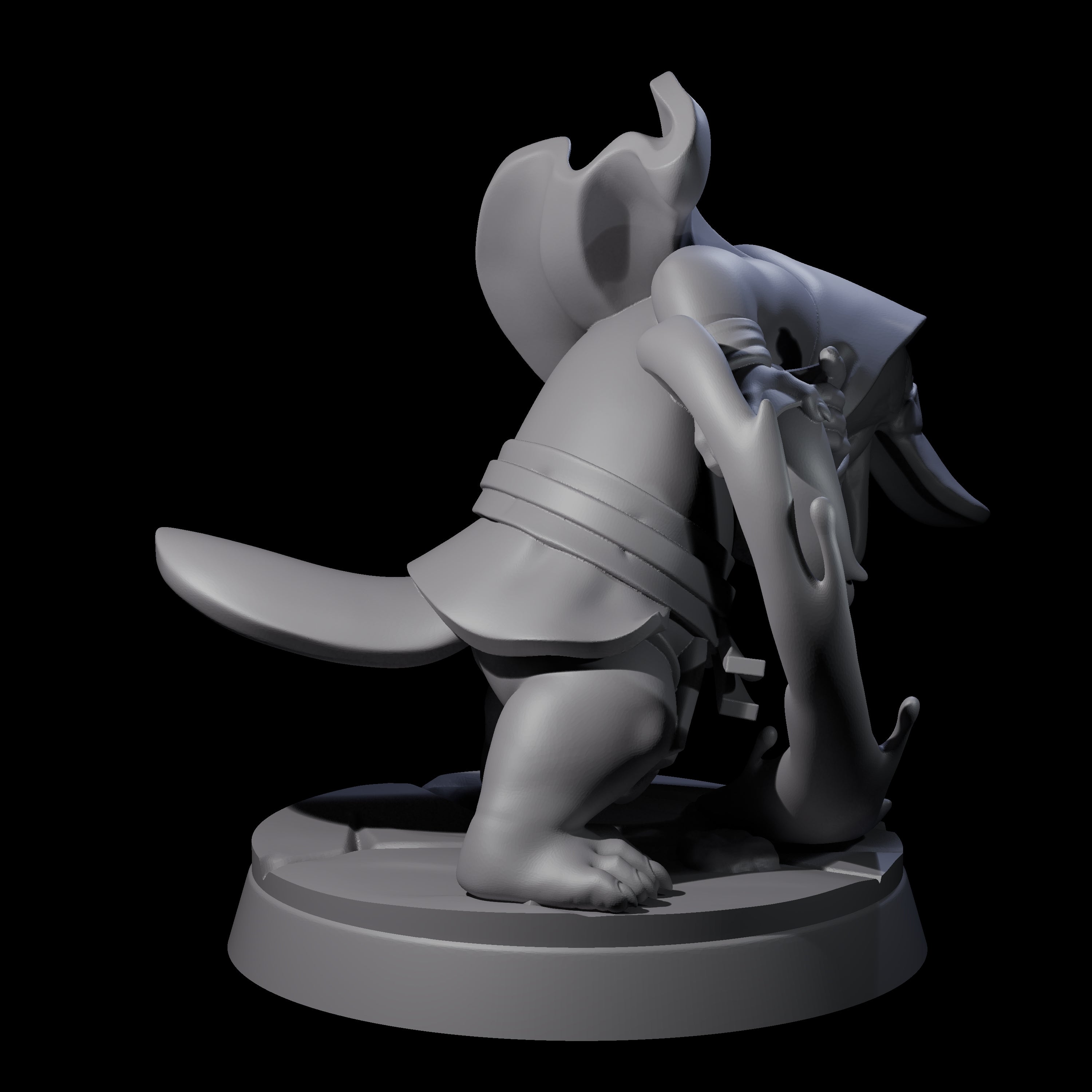 Mystical Platypus Waterbender Miniature for Dungeons and Dragons, Pathfinder or other TTRPGs