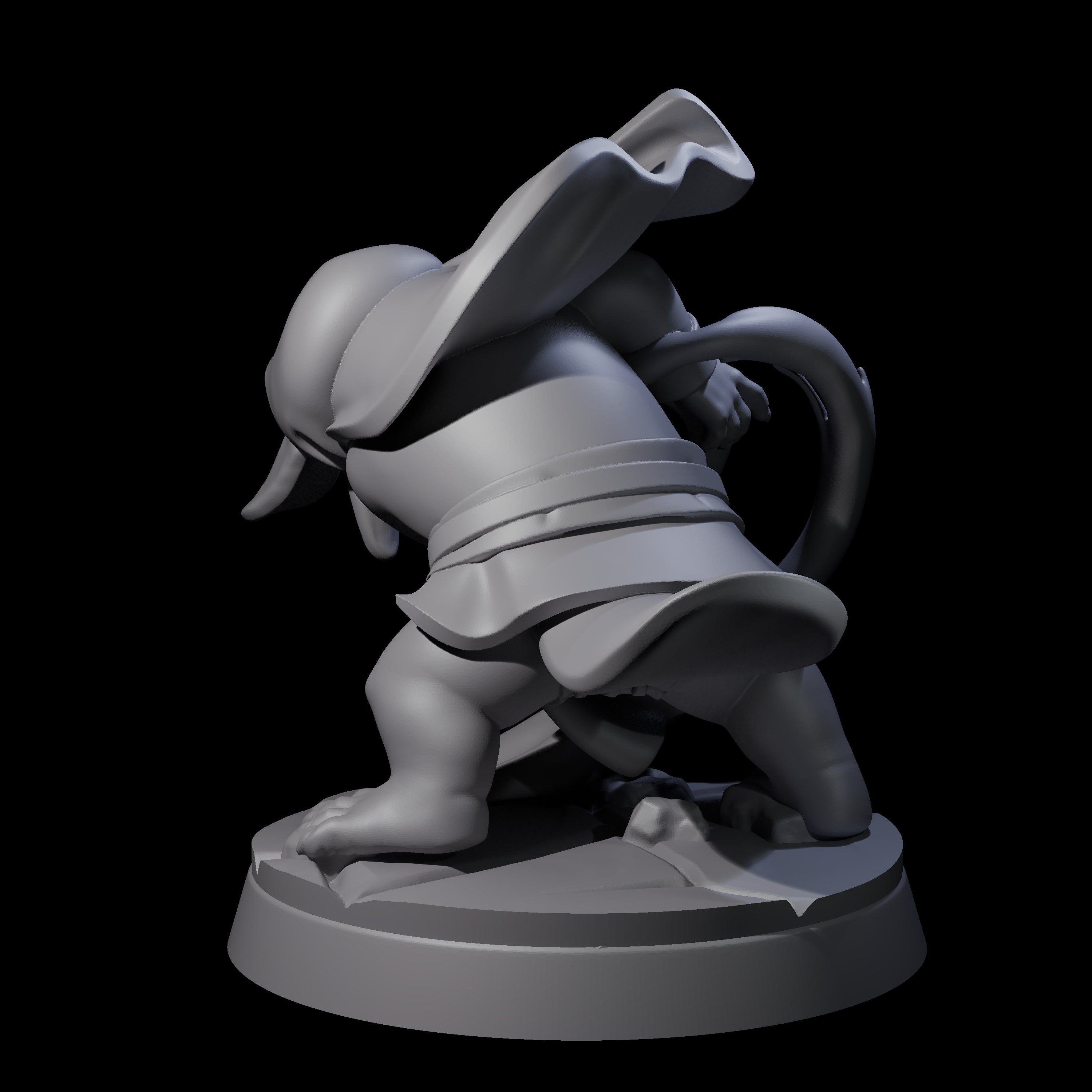 Mystical Platypus Waterbender Miniature for Dungeons and Dragons, Pathfinder or other TTRPGs