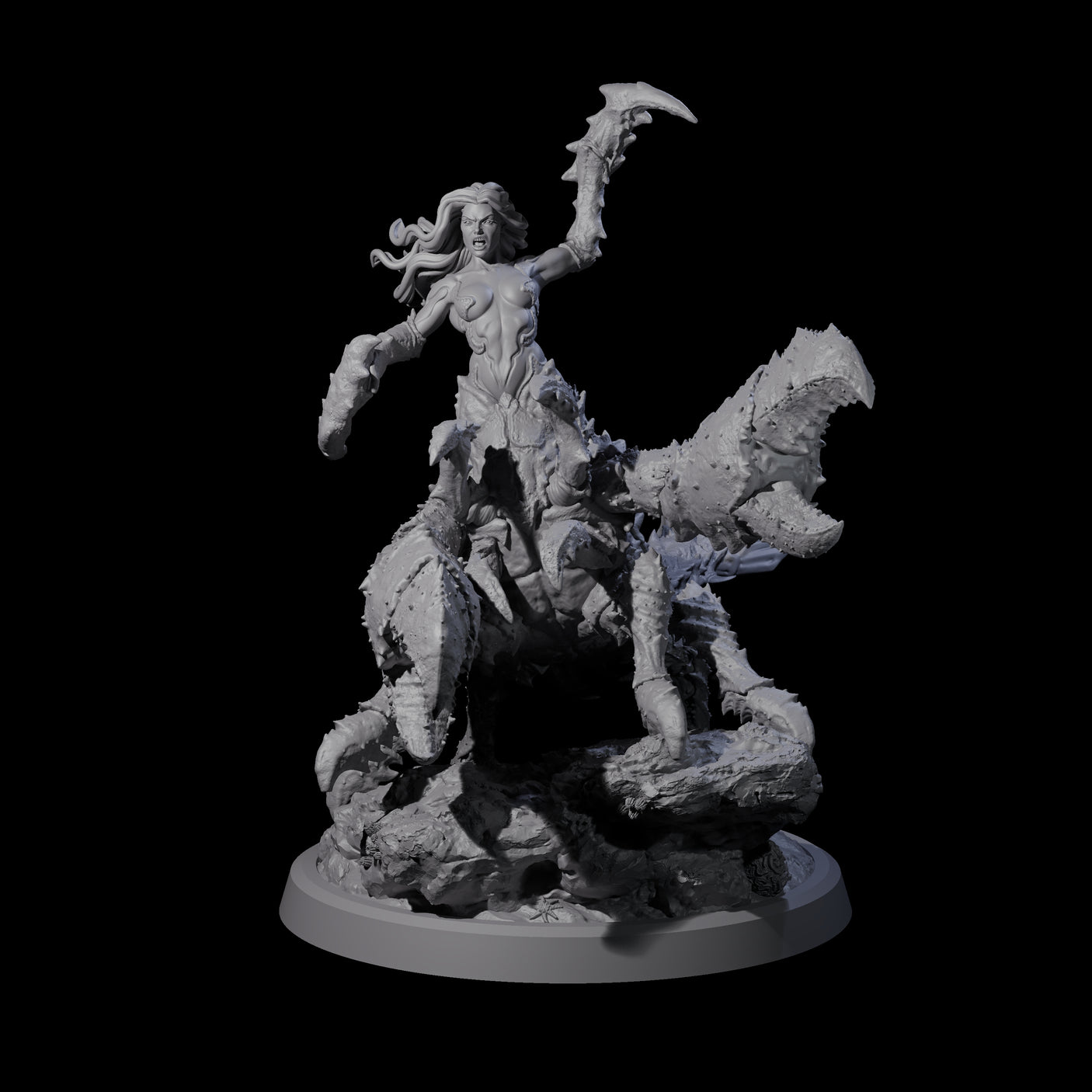 Mythic Charybdis A Miniature for Dungeons and Dragons, Pathfinder or other TTRPGs