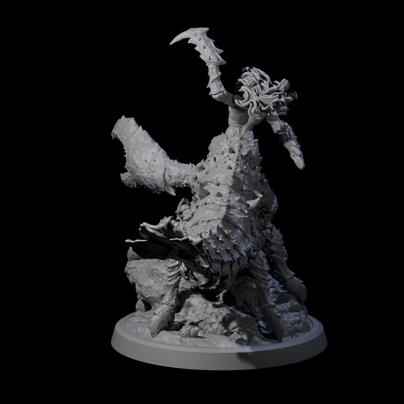 Mythic Charybdis A Miniature for Dungeons and Dragons, Pathfinder or other TTRPGs