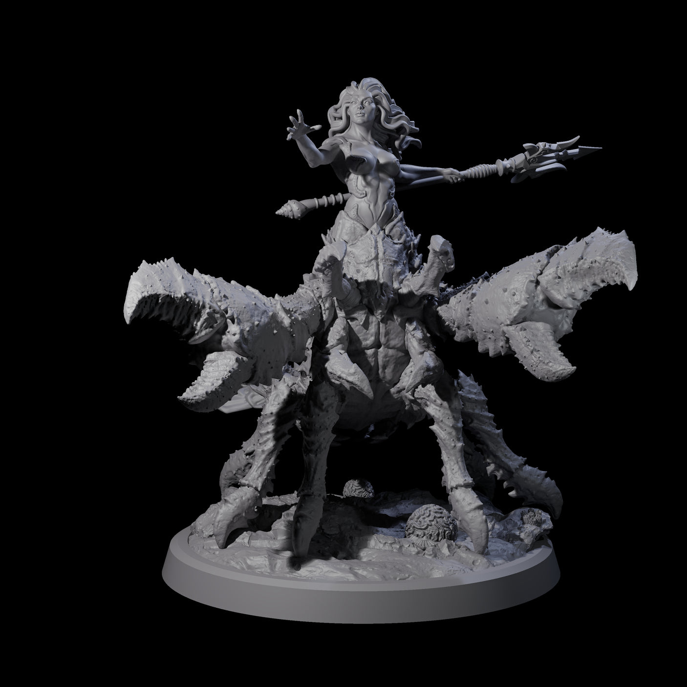 Mythic Charybdis B Miniature for Dungeons and Dragons, Pathfinder or other TTRPGs