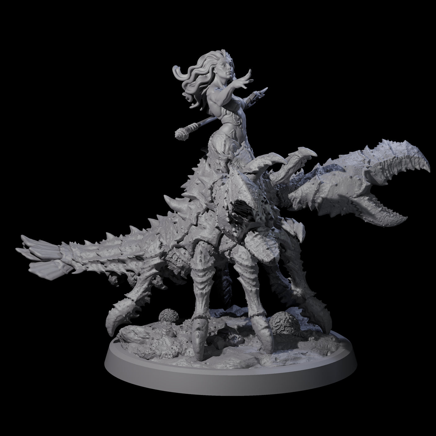 Mythic Charybdis B Miniature for Dungeons and Dragons, Pathfinder or other TTRPGs