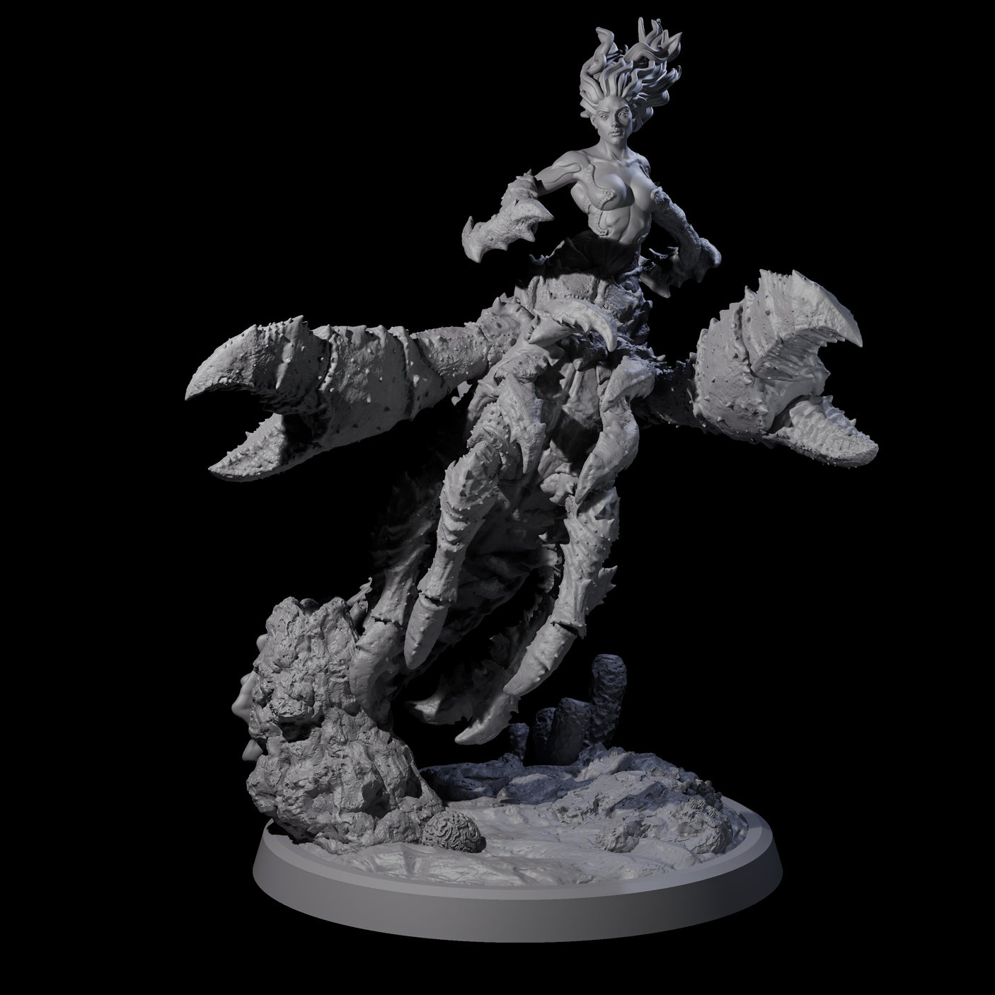 Mythic Charybdis C Miniature for Dungeons and Dragons, Pathfinder or other TTRPGs