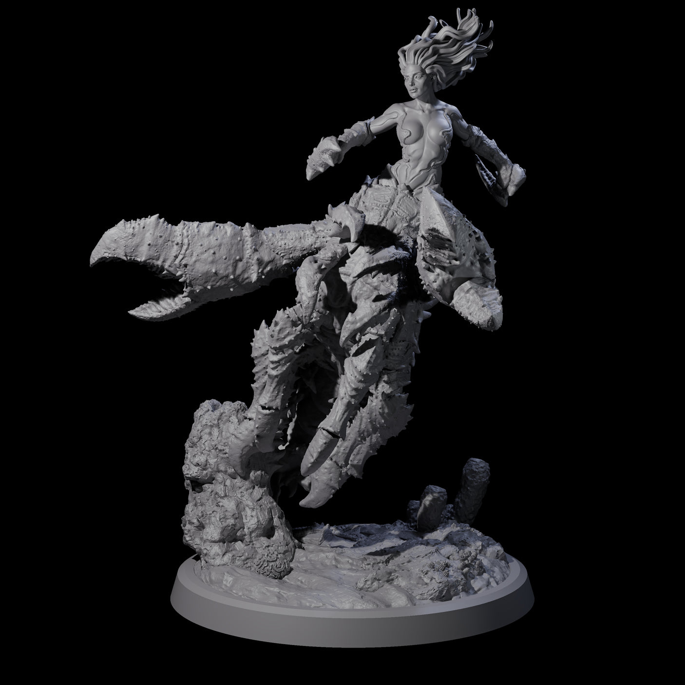 Mythic Charybdis C Miniature for Dungeons and Dragons, Pathfinder or other TTRPGs