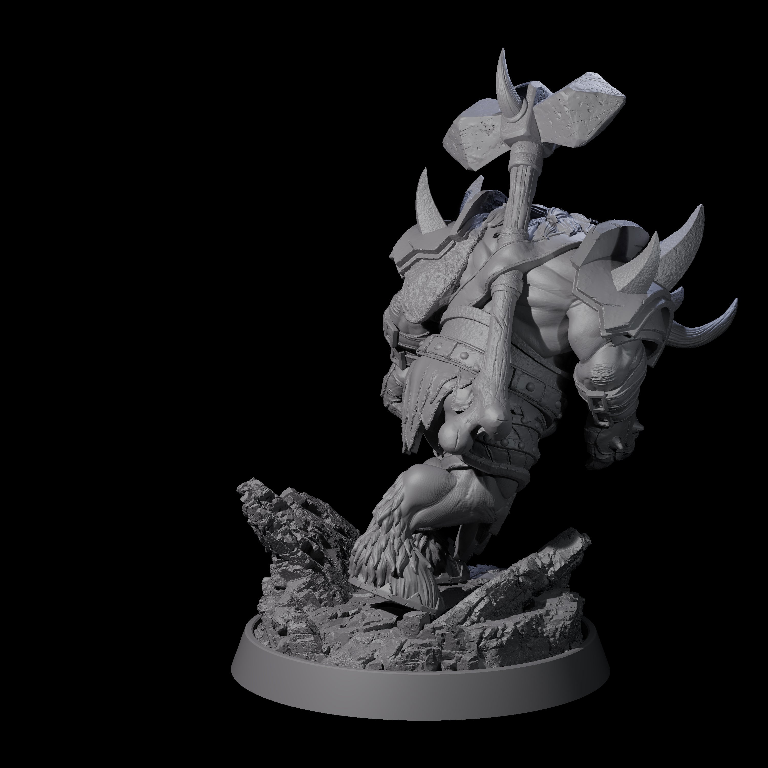Mythical Maze Minotaur B Miniature for Dungeons and Dragons, Pathfinder or other TTRPGs