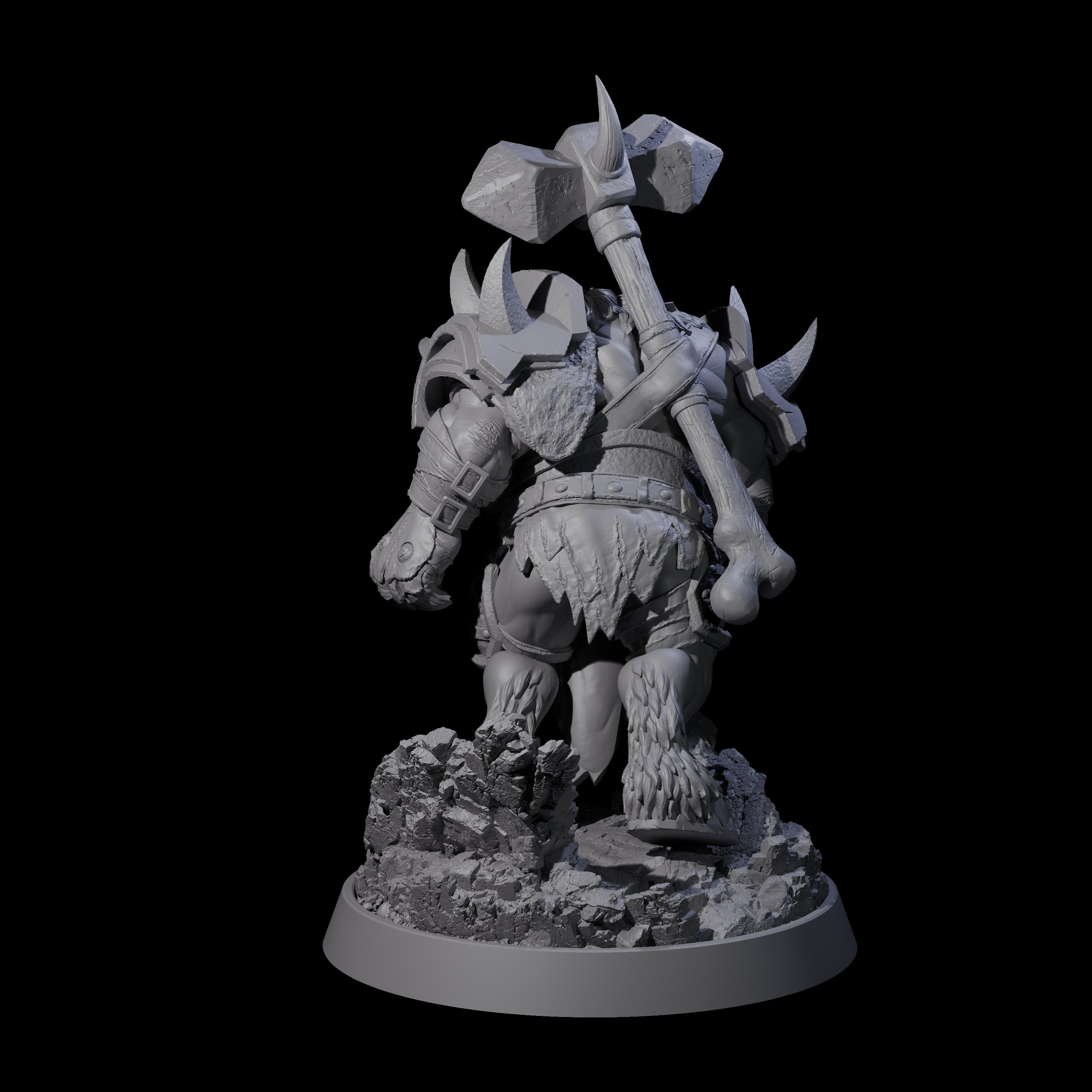 Mythical Maze Minotaur B Miniature for Dungeons and Dragons, Pathfinder or other TTRPGs