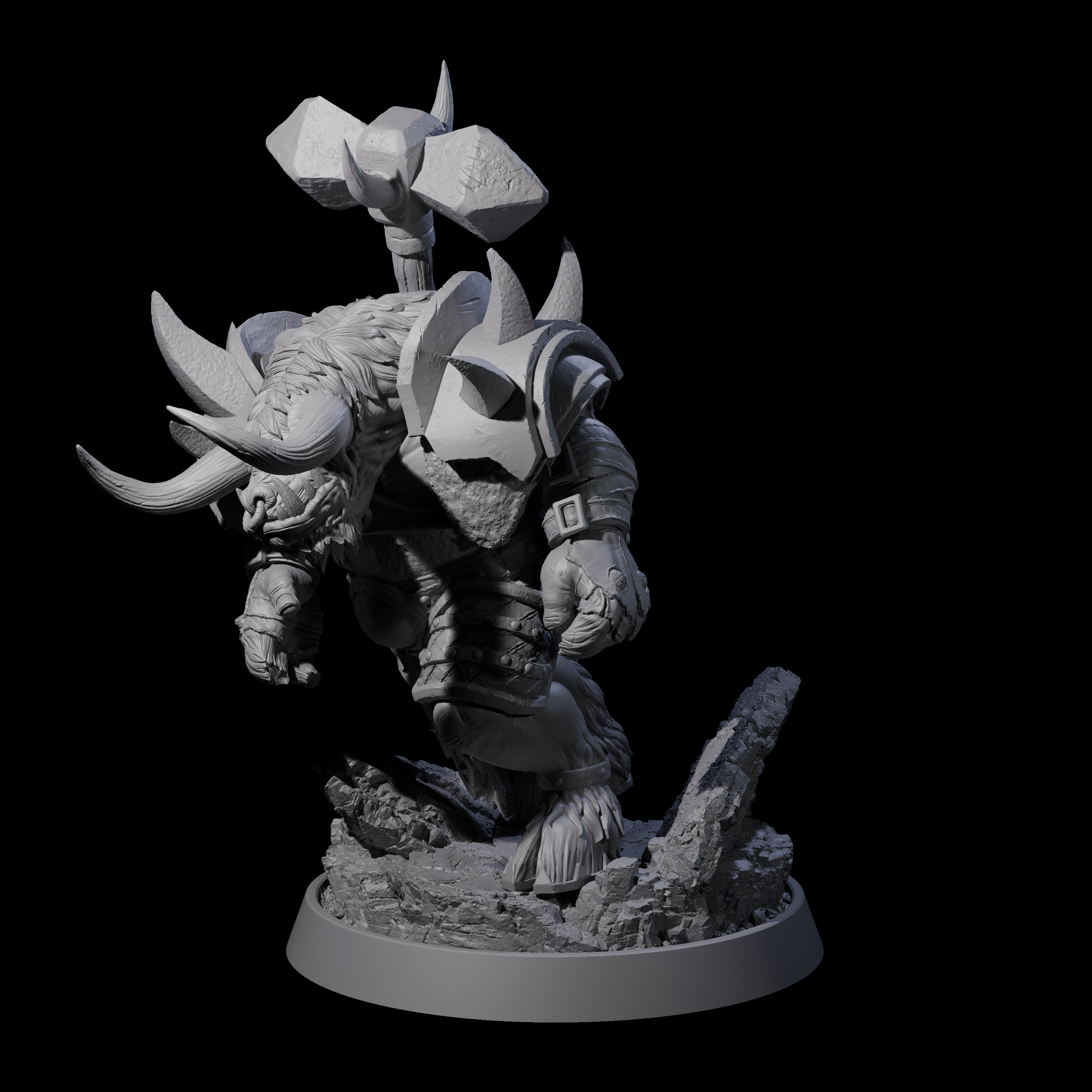 Mythical Maze Minotaur B Miniature for Dungeons and Dragons, Pathfinder or other TTRPGs