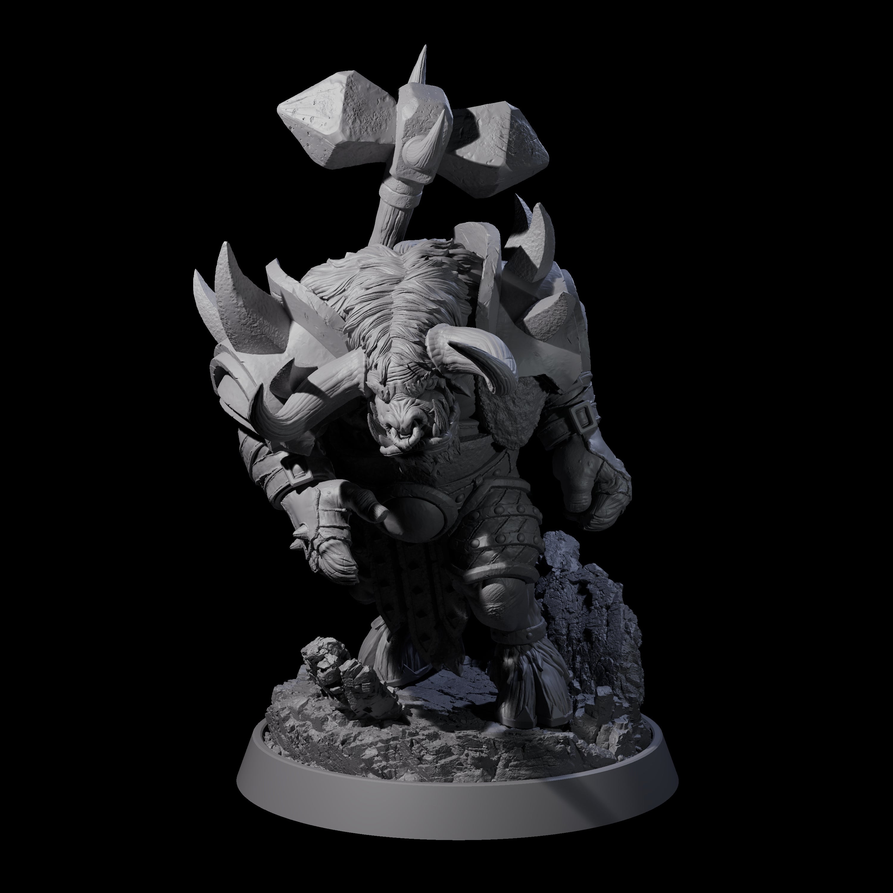 Mythical Maze Minotaur B Miniature for Dungeons and Dragons, Pathfinder or other TTRPGs
