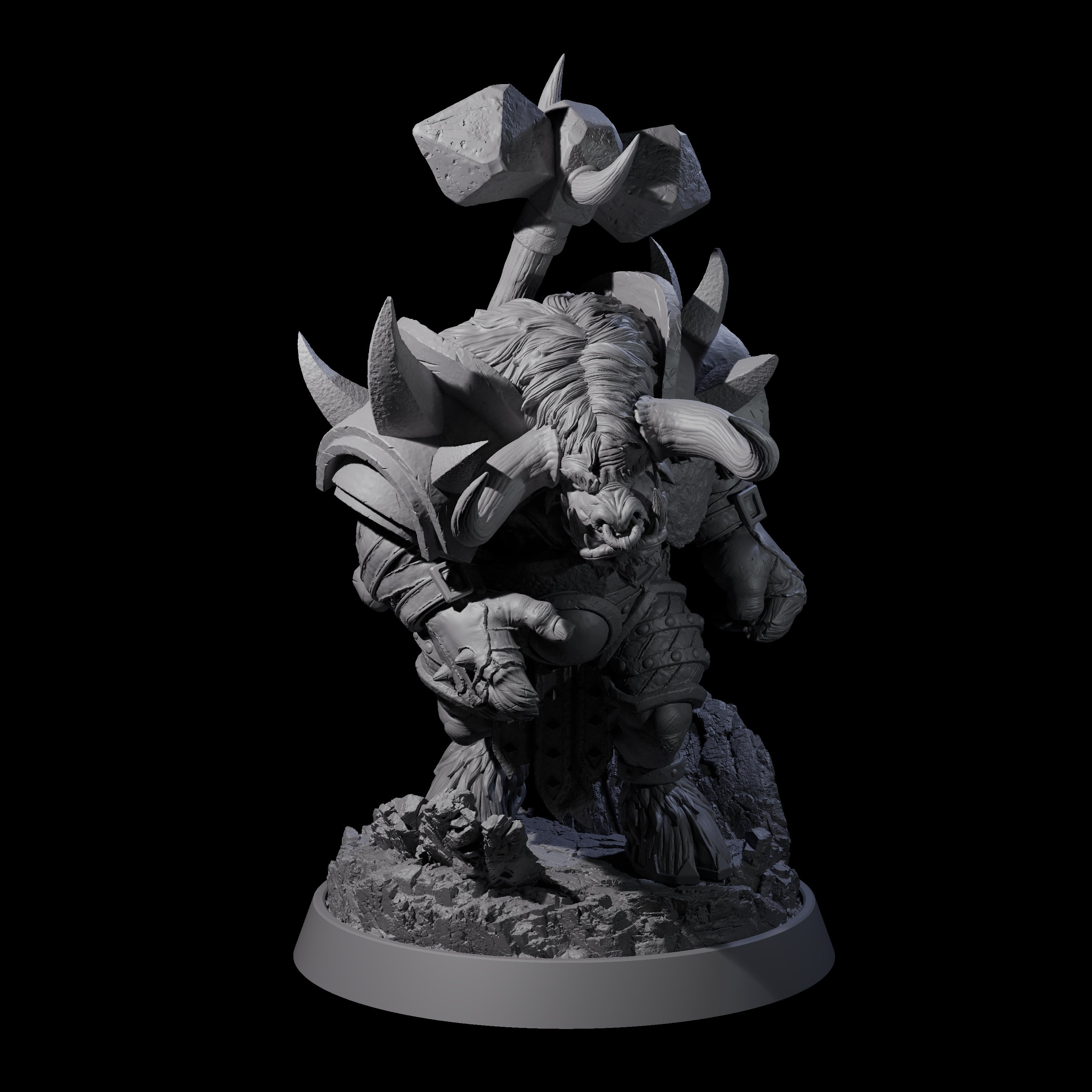 Mythical Maze Minotaur B Miniature for Dungeons and Dragons, Pathfinder or other TTRPGs