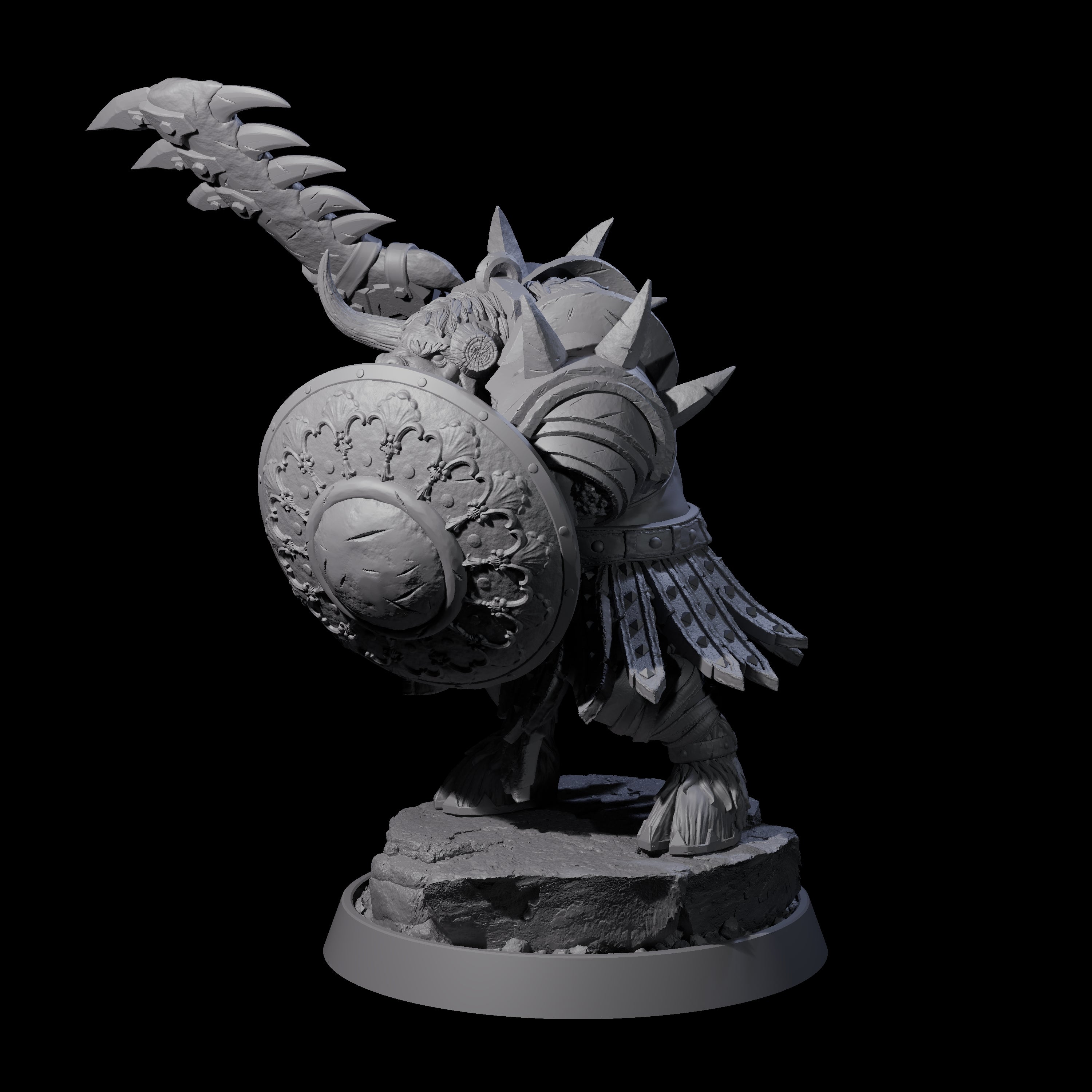 Mythical Maze Minotaur E Miniature for Dungeons and Dragons, Pathfinder or other TTRPGs