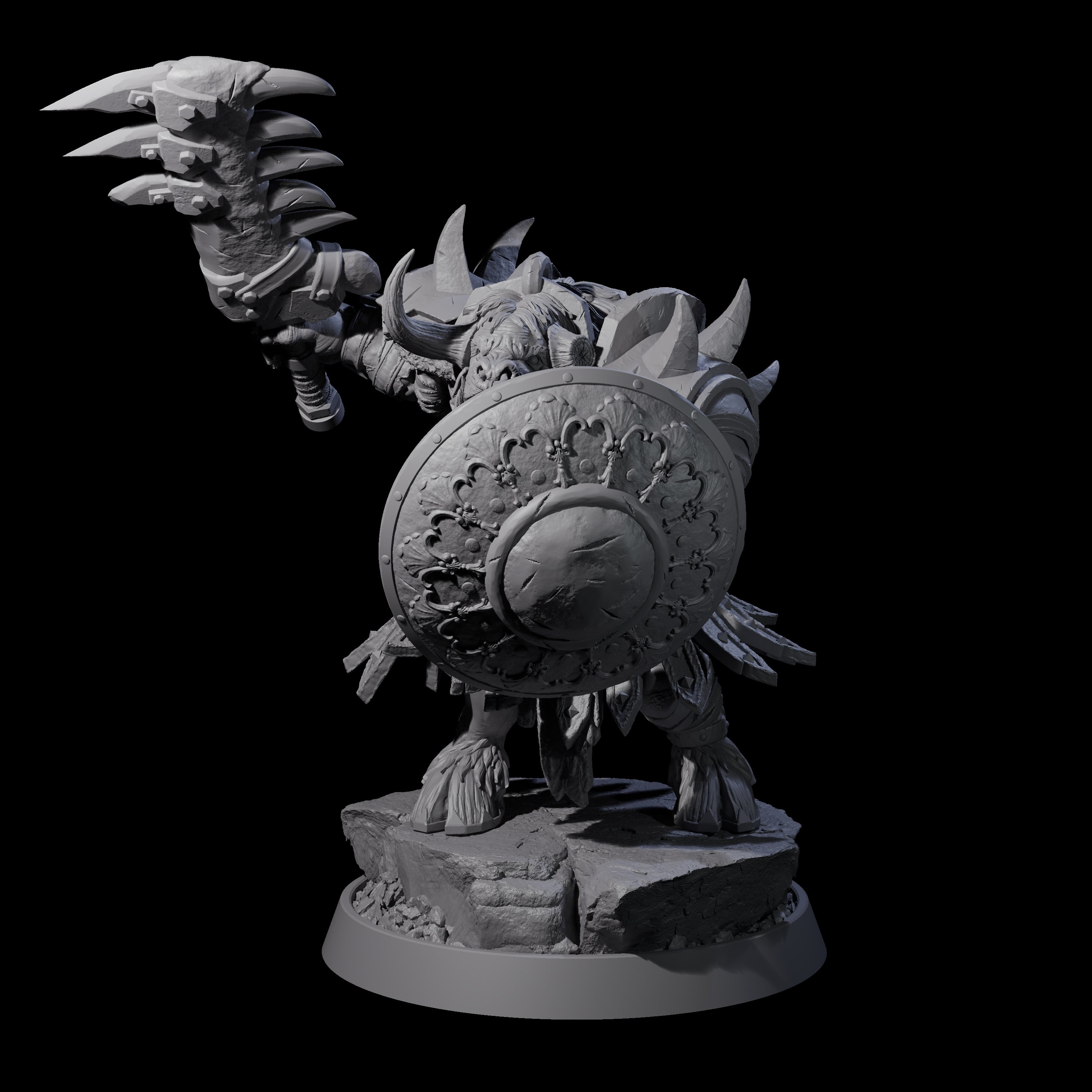 Mythical Maze Minotaur E Miniature for Dungeons and Dragons, Pathfinder or other TTRPGs