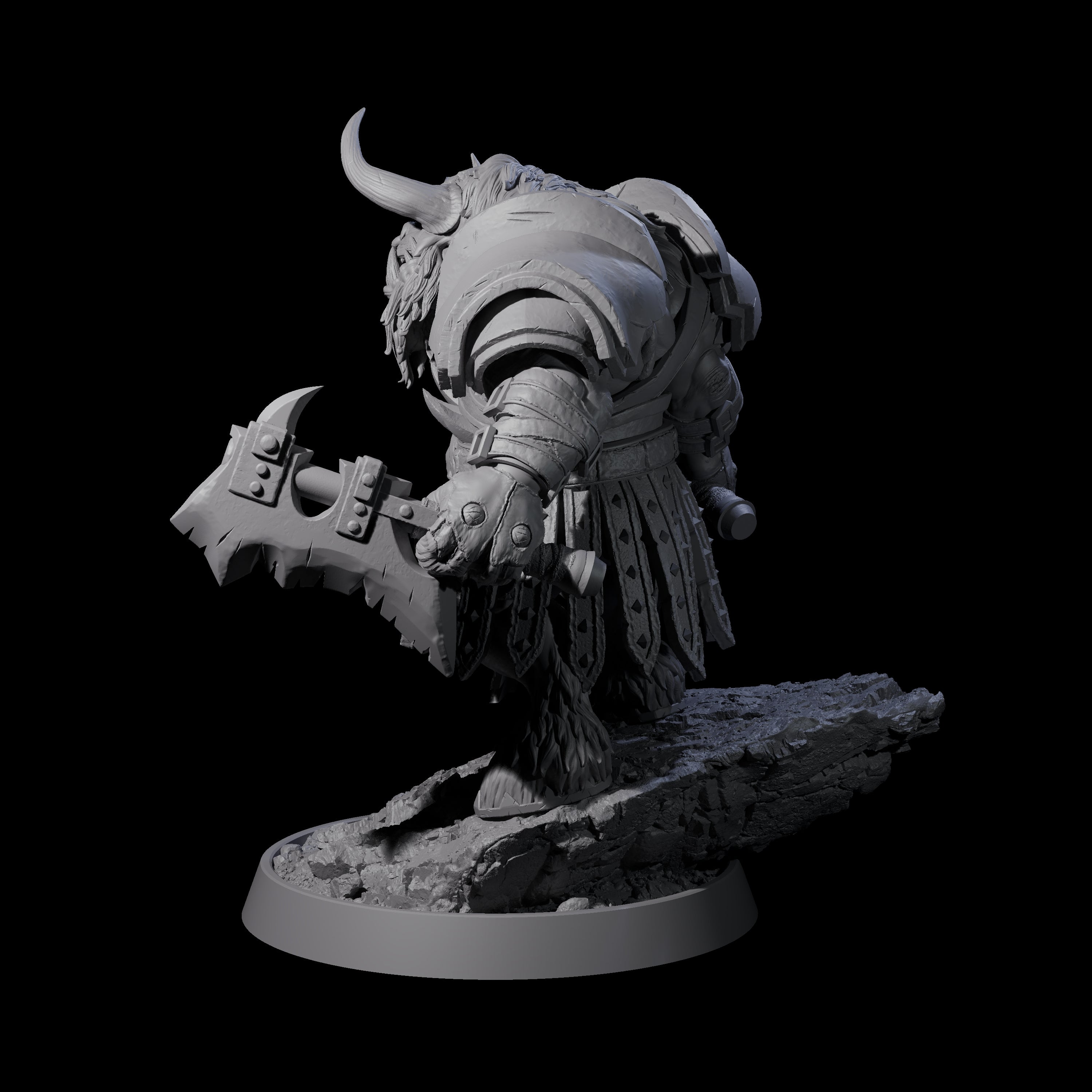 Mythical Maze Minotaur F Miniature for Dungeons and Dragons, Pathfinder or other TTRPGs