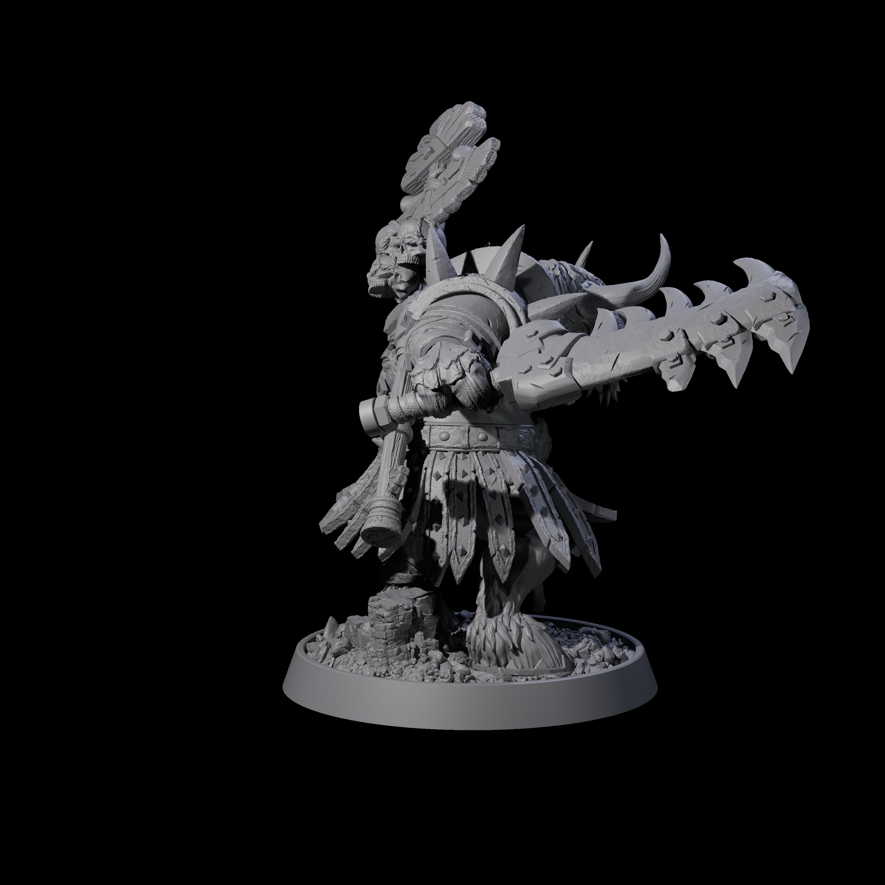 Mythical Maze Minotaur H Miniature for Dungeons and Dragons, Pathfinder or other TTRPGs