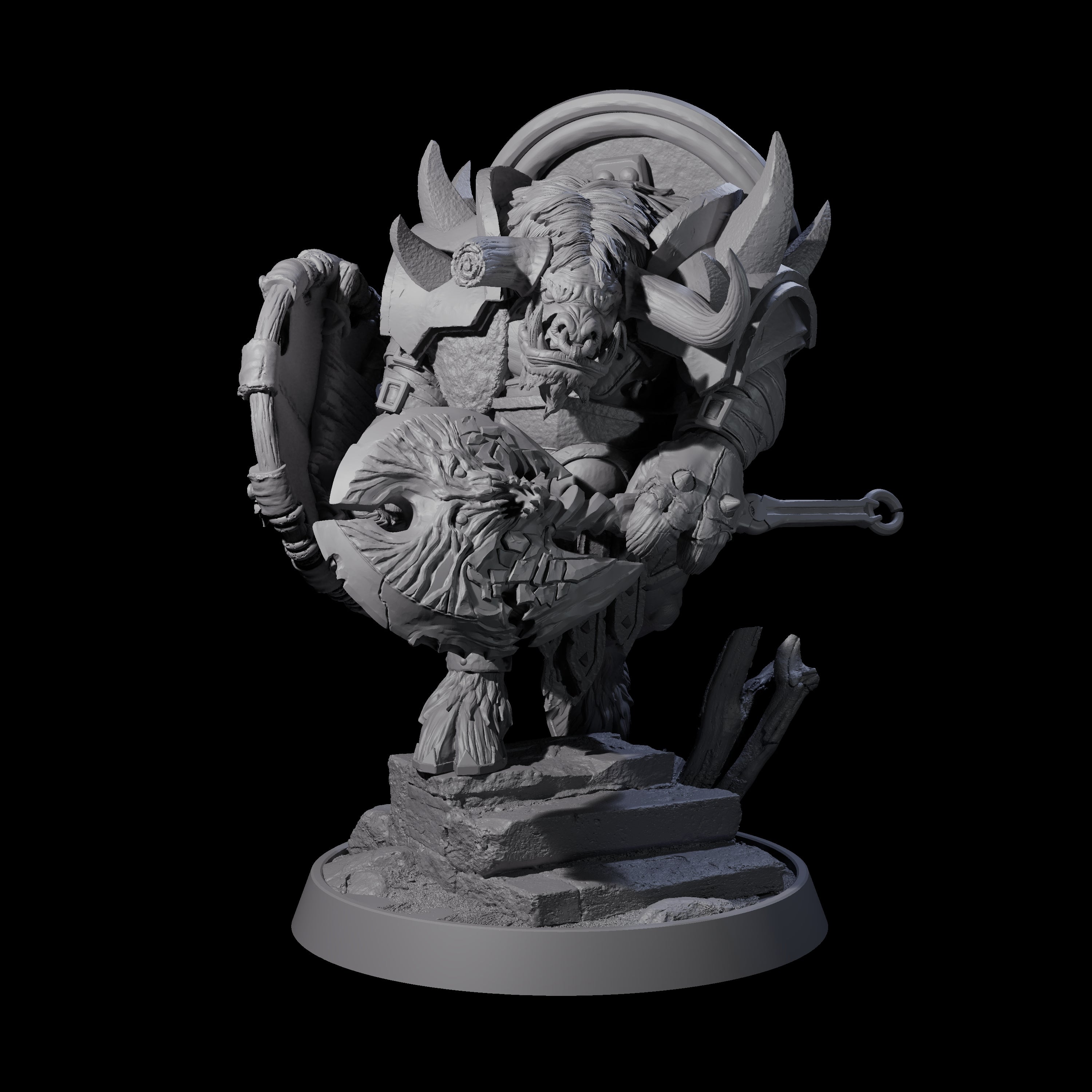 Mythical Maze Minotaur I Miniature for Dungeons and Dragons, Pathfinder or other TTRPGs