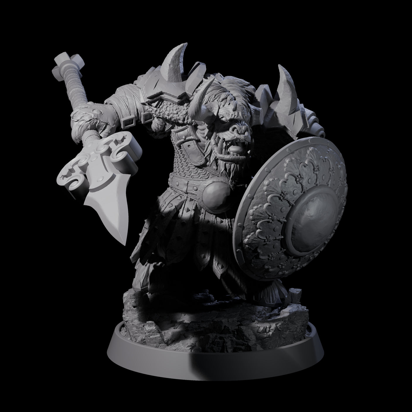 Mythical Maze Minotaur J Miniature for Dungeons and Dragons, Pathfinder or other TTRPGs