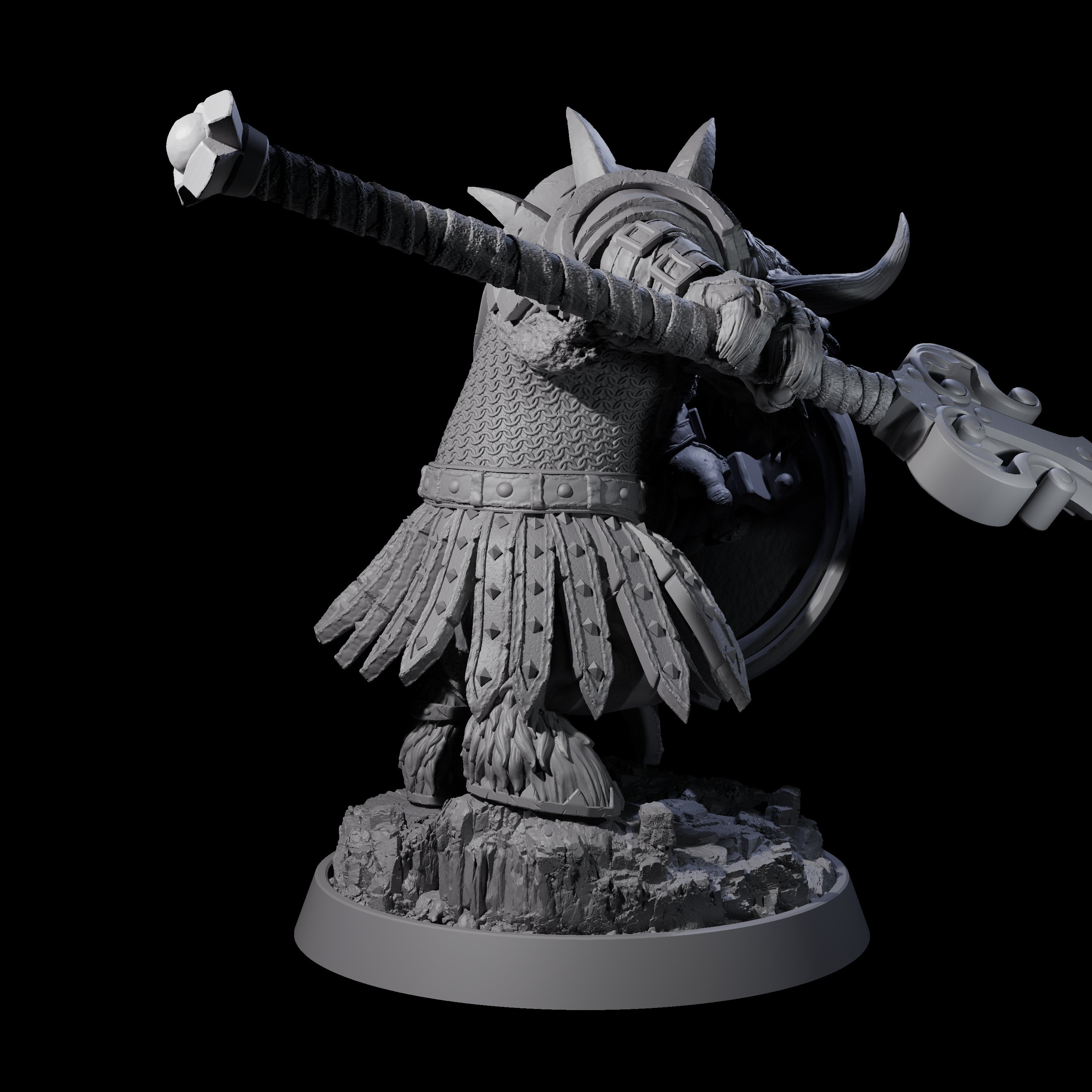 Mythical Maze Minotaur J Miniature for Dungeons and Dragons, Pathfinder or other TTRPGs