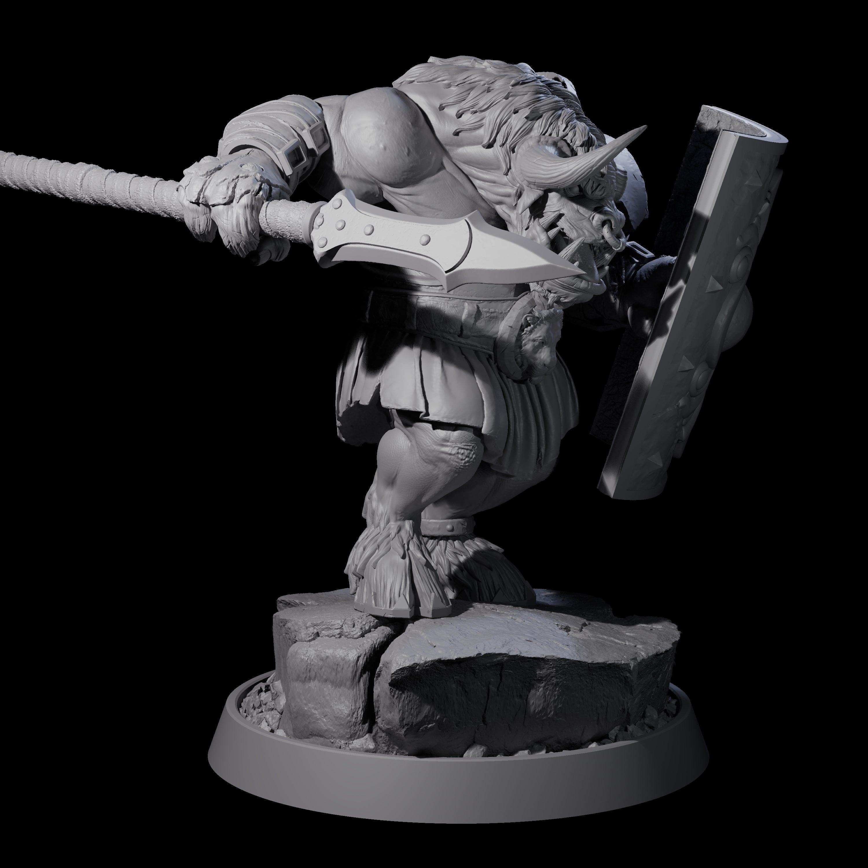 Mythical Maze Minotaur K Miniature for Dungeons and Dragons, Pathfinder or other TTRPGs