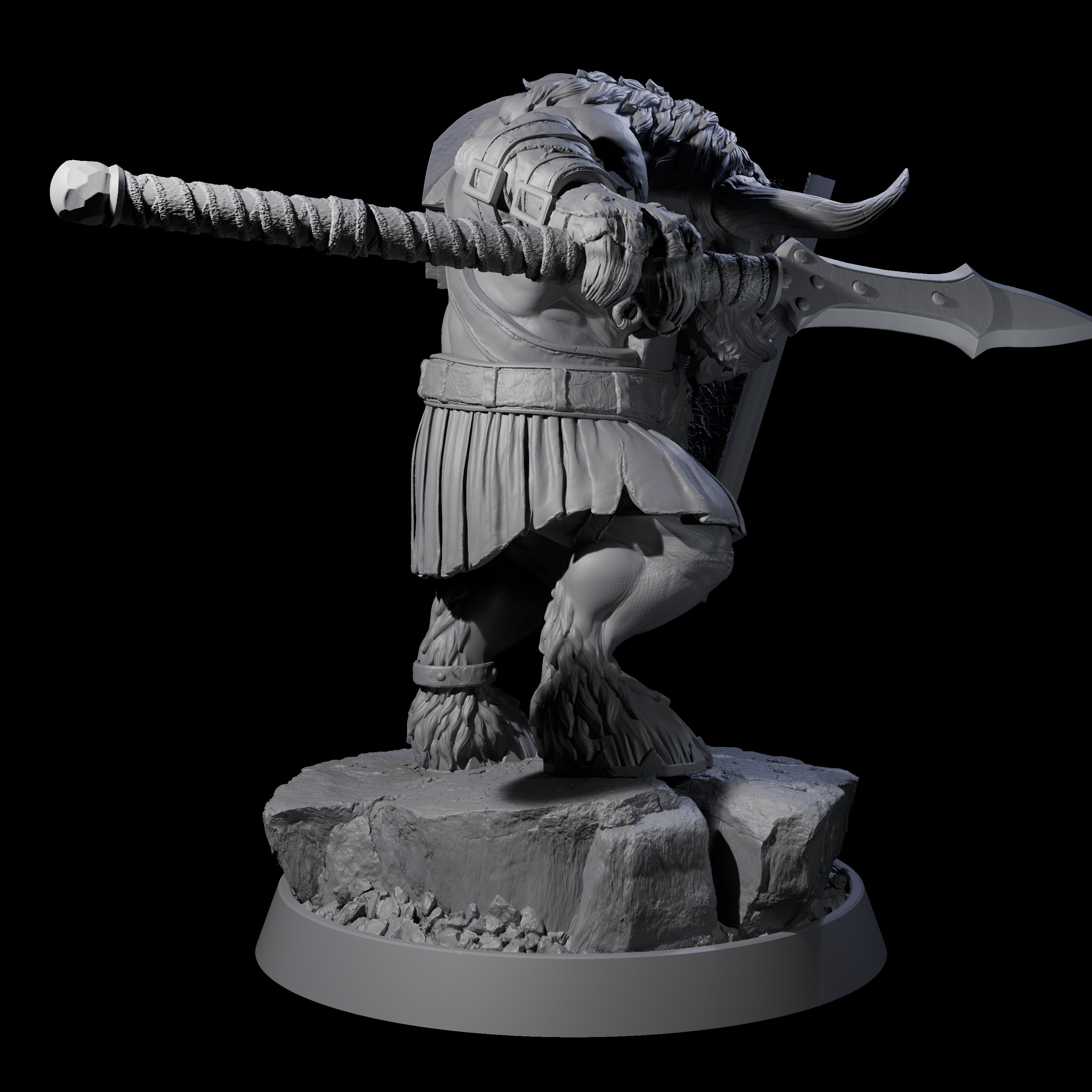 Mythical Maze Minotaur K Miniature for Dungeons and Dragons, Pathfinder or other TTRPGs