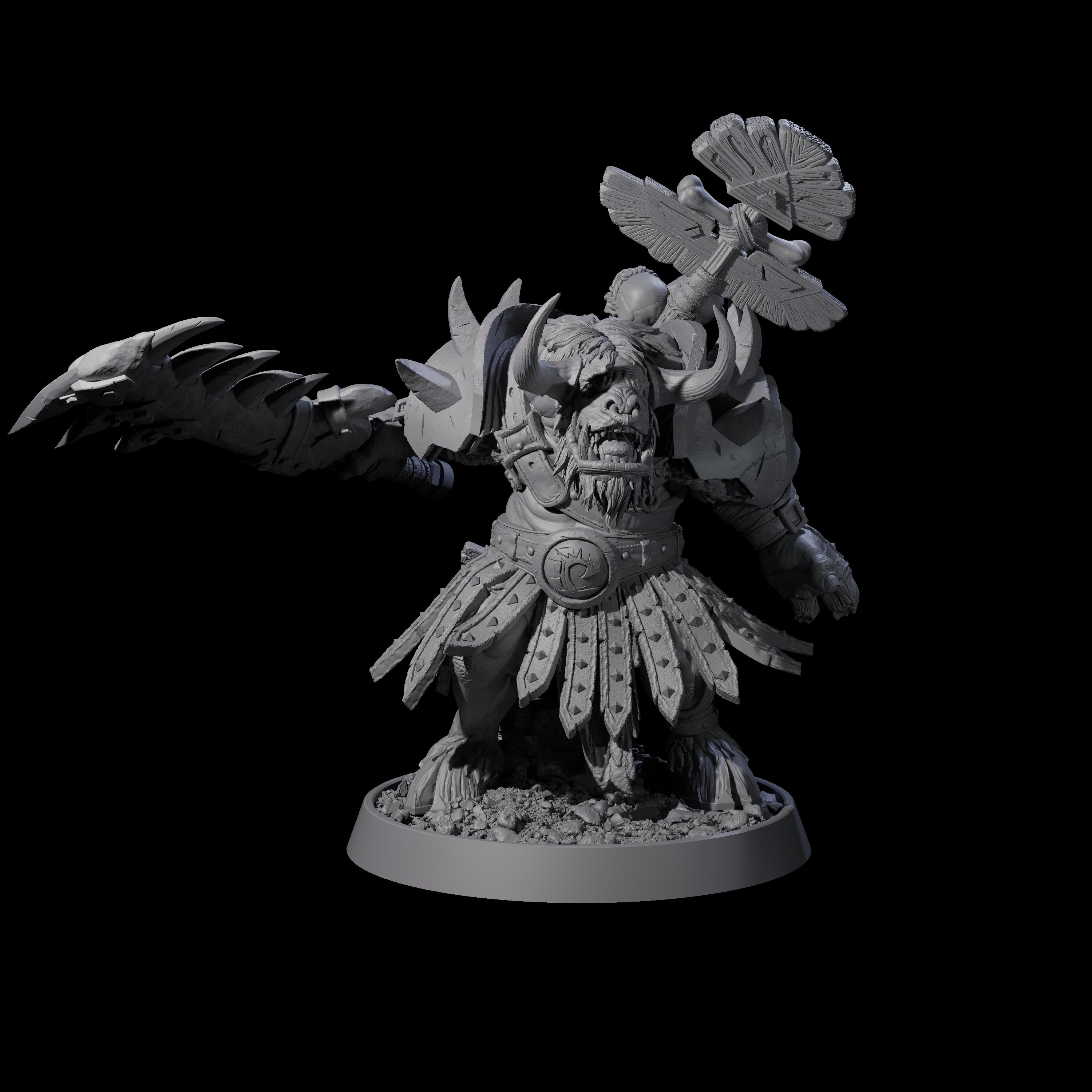 Mythical Maze Minotaurs Miniature for Dungeons and Dragons, Pathfinder or other TTRPGs