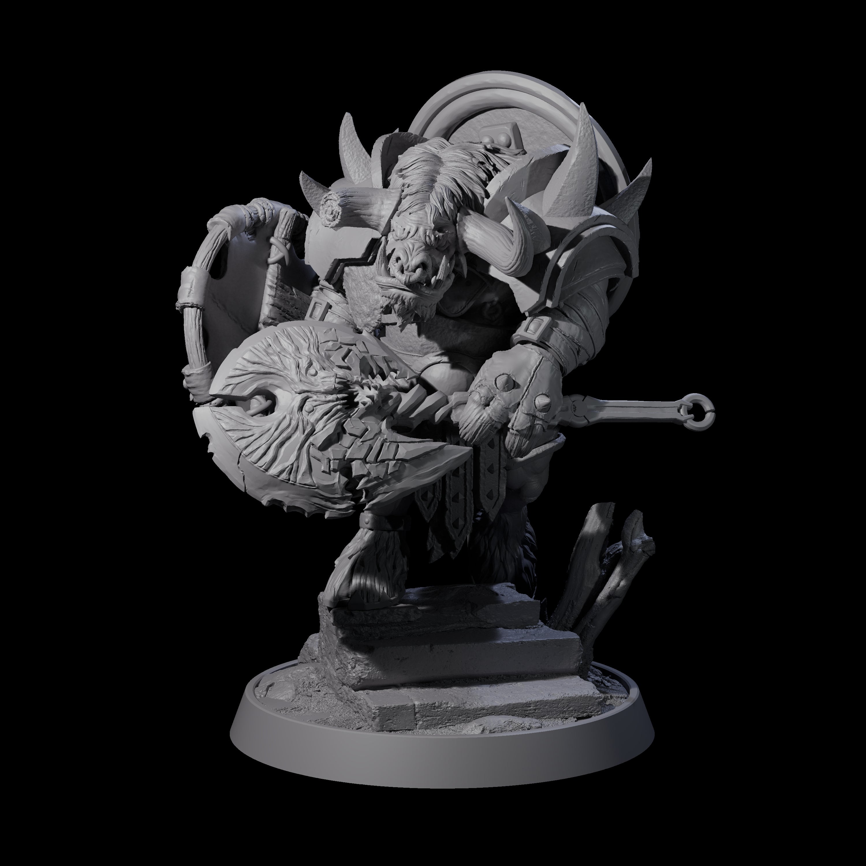 Mythical Maze Minotaurs Miniature for Dungeons and Dragons, Pathfinder or other TTRPGs
