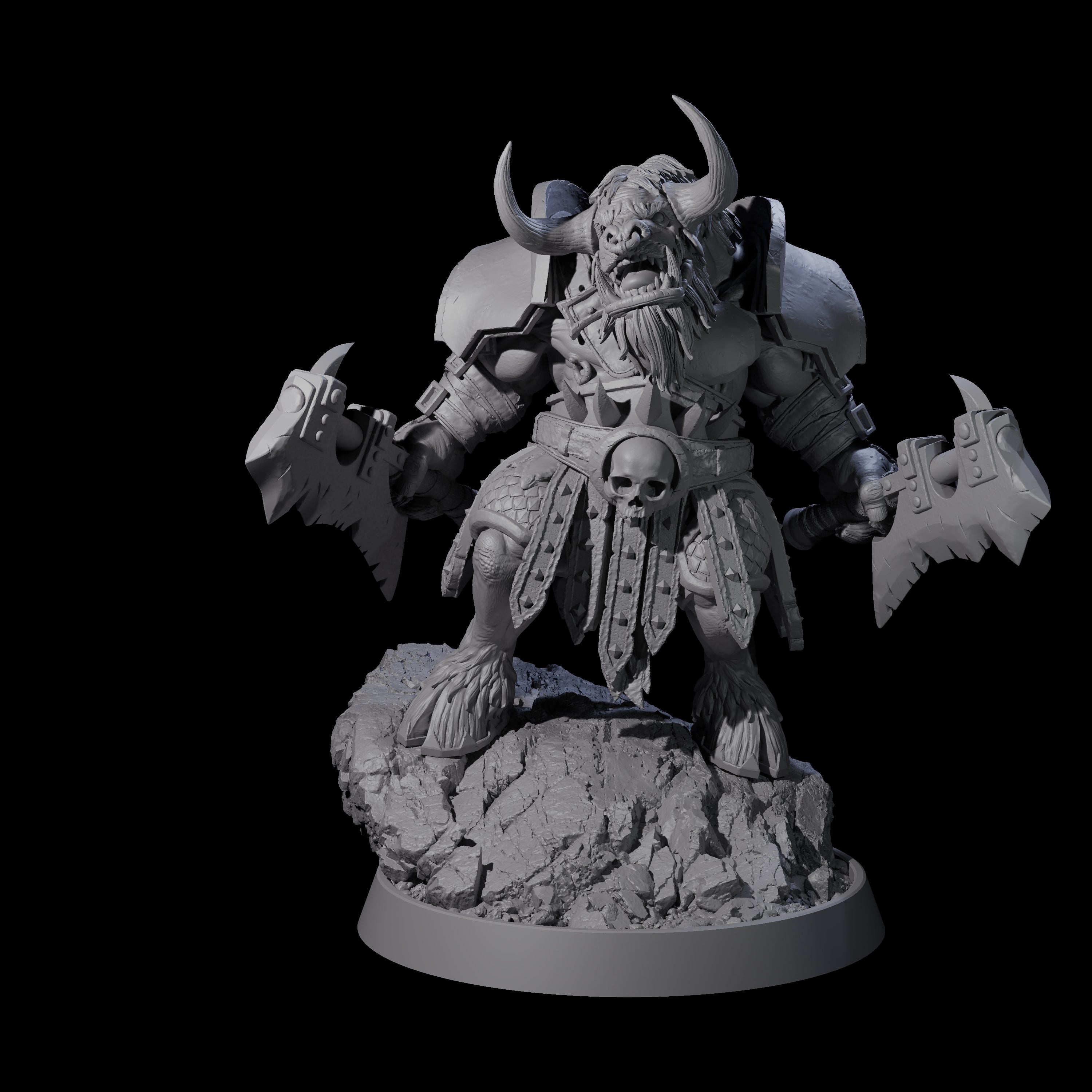 Mythical Maze Minotaurs Miniature for Dungeons and Dragons, Pathfinder or other TTRPGs