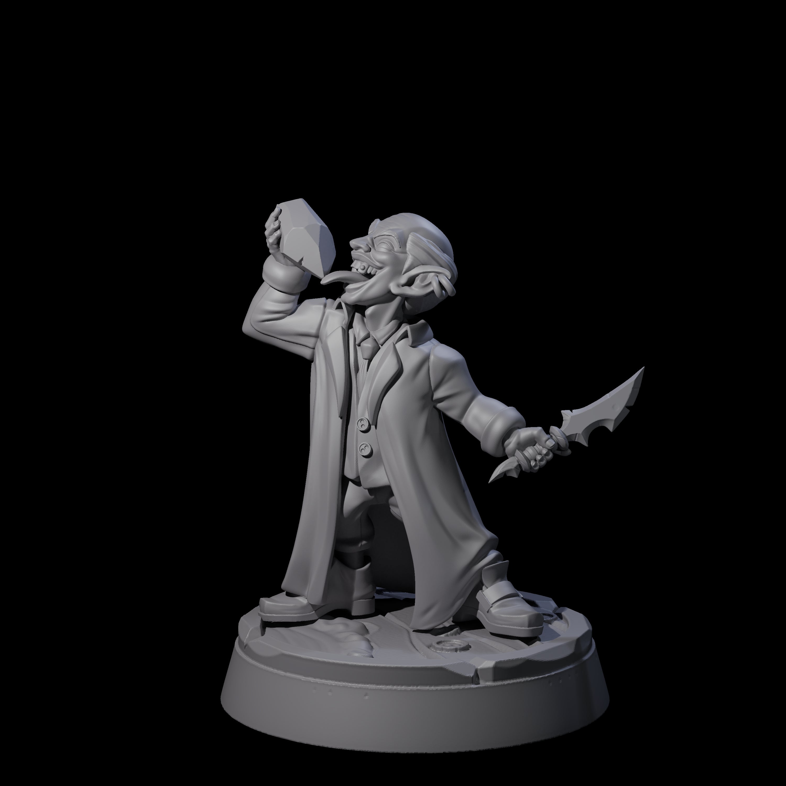 Nefarious Crime Boss Secrets Leonder Miniature for Dungeons and Dragons, Pathfinder or other TTRPGs