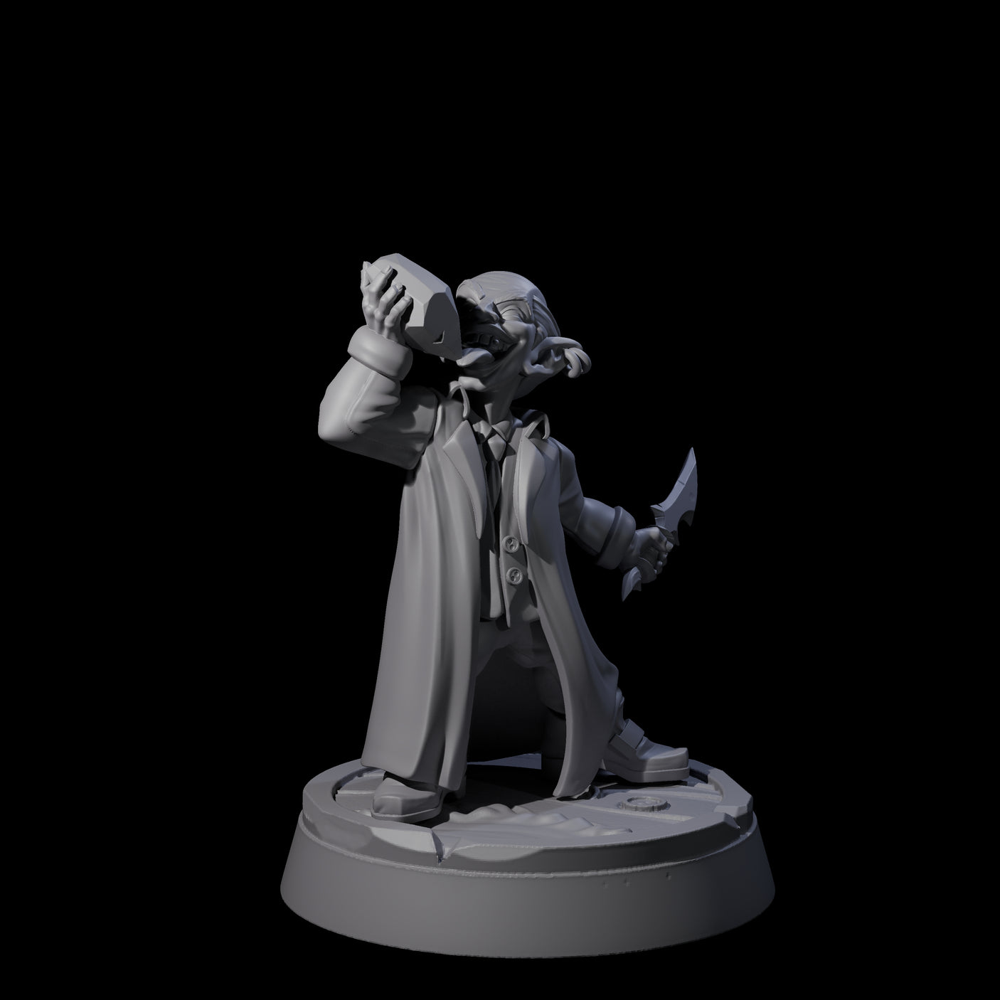 Nefarious Crime Boss Secrets Leonder Miniature for Dungeons and Dragons, Pathfinder or other TTRPGs