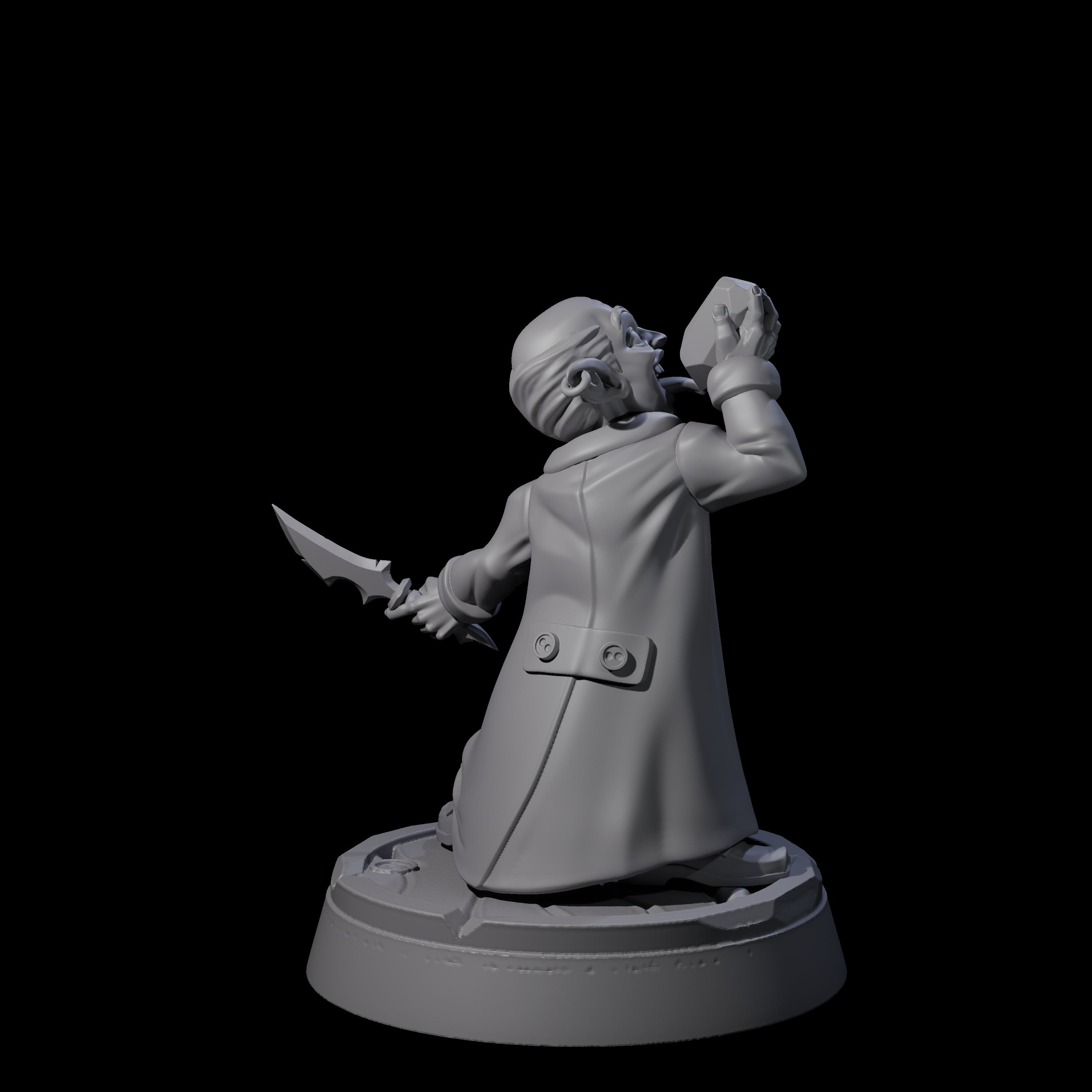 Nefarious Crime Boss Secrets Leonder Miniature for Dungeons and Dragons, Pathfinder or other TTRPGs