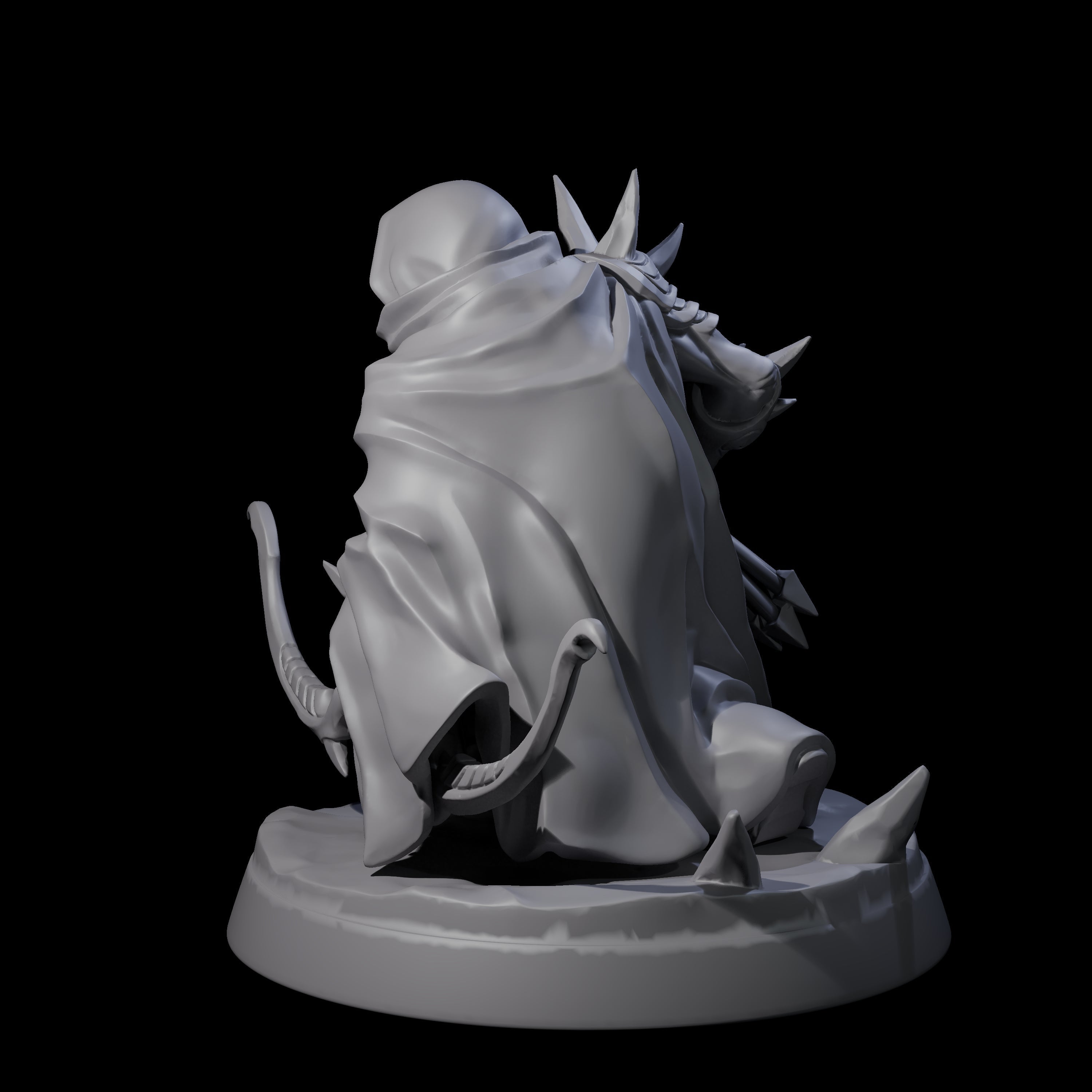 Nefarious Drow Assassin A Miniature for Dungeons and Dragons, Pathfinder or other TTRPGs