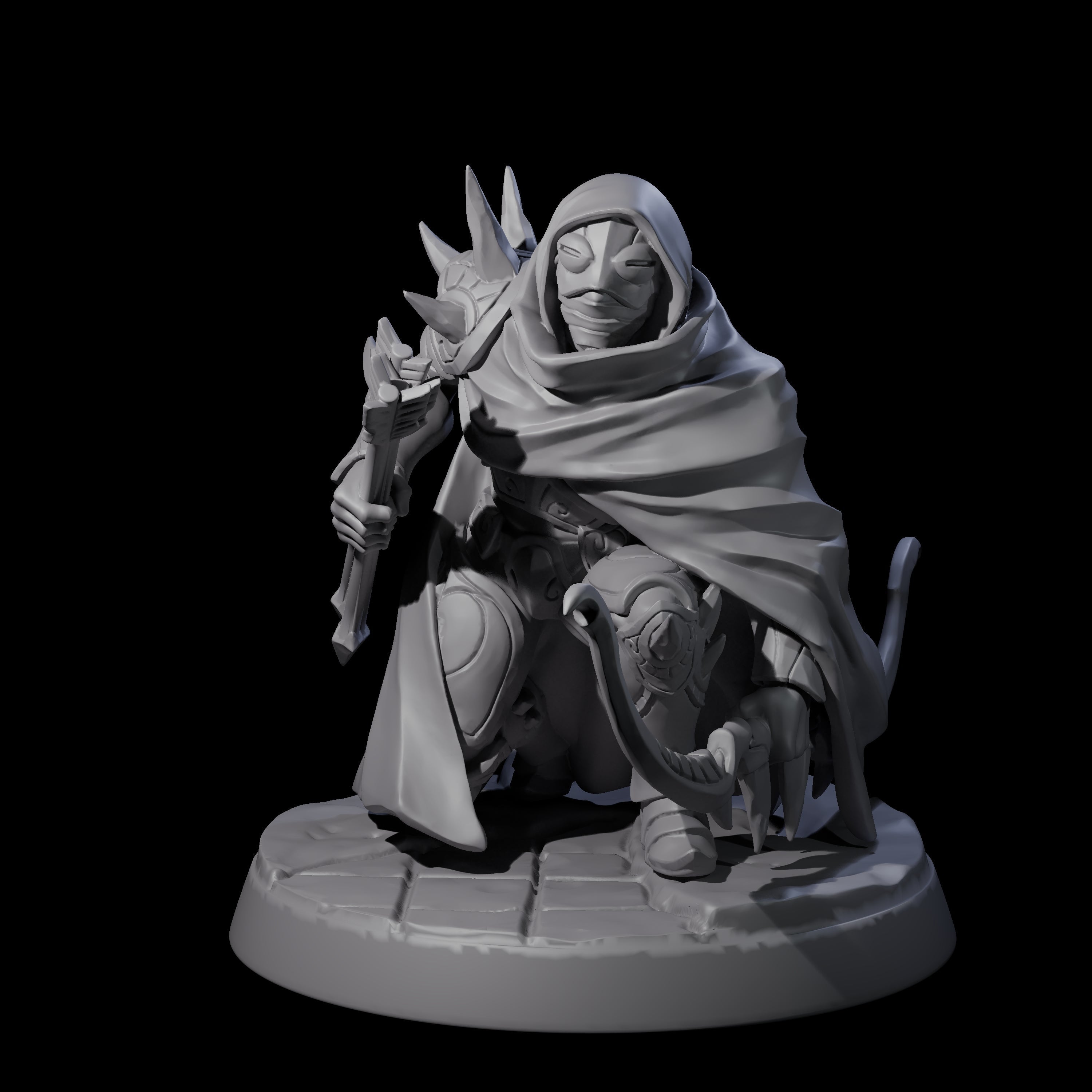 Nefarious Drow Assassin A Miniature for Dungeons and Dragons, Pathfinder or other TTRPGs