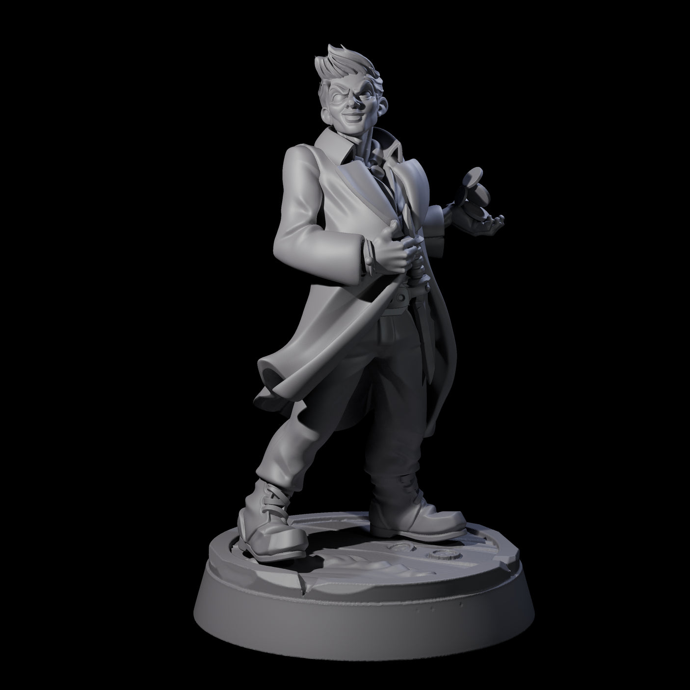 Nefarious Human Crime Boss Xandras Miniature for Dungeons and Dragons, Pathfinder or other TTRPGs