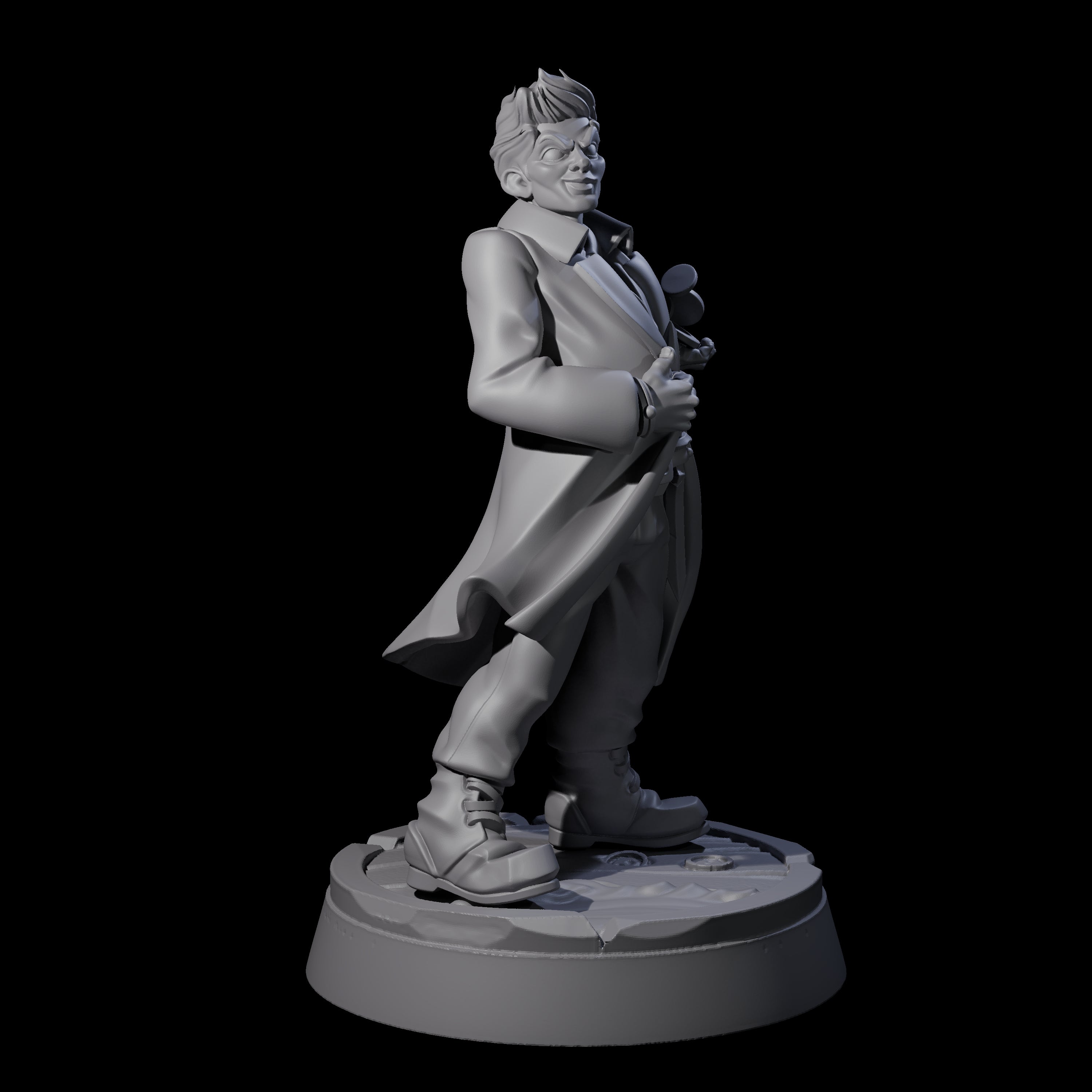 Nefarious Human Crime Boss Xandras Miniature for Dungeons and Dragons, Pathfinder or other TTRPGs