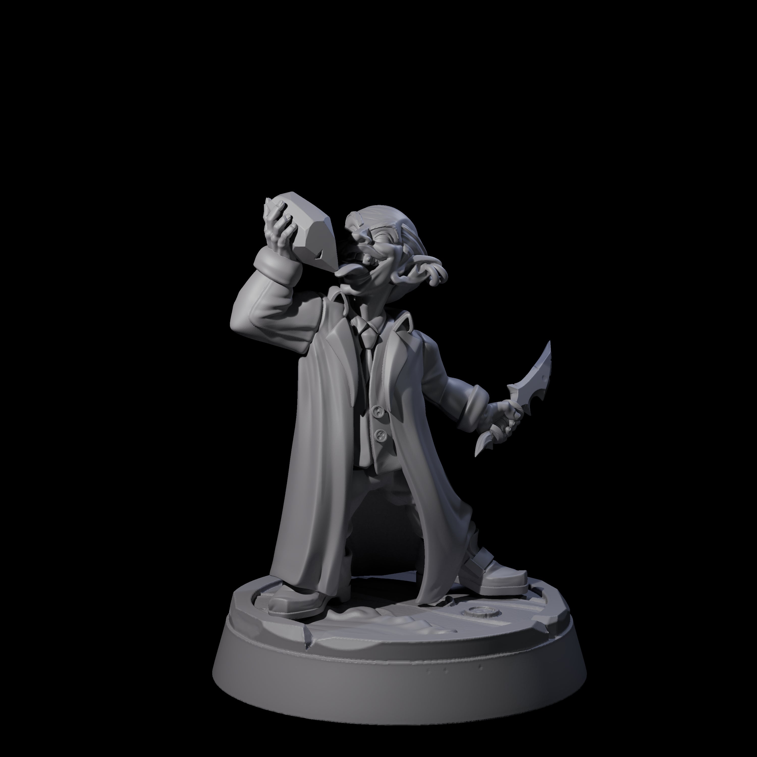 Nefarious Human Crime Bosses Miniature for Dungeons and Dragons, Pathfinder or other TTRPGs